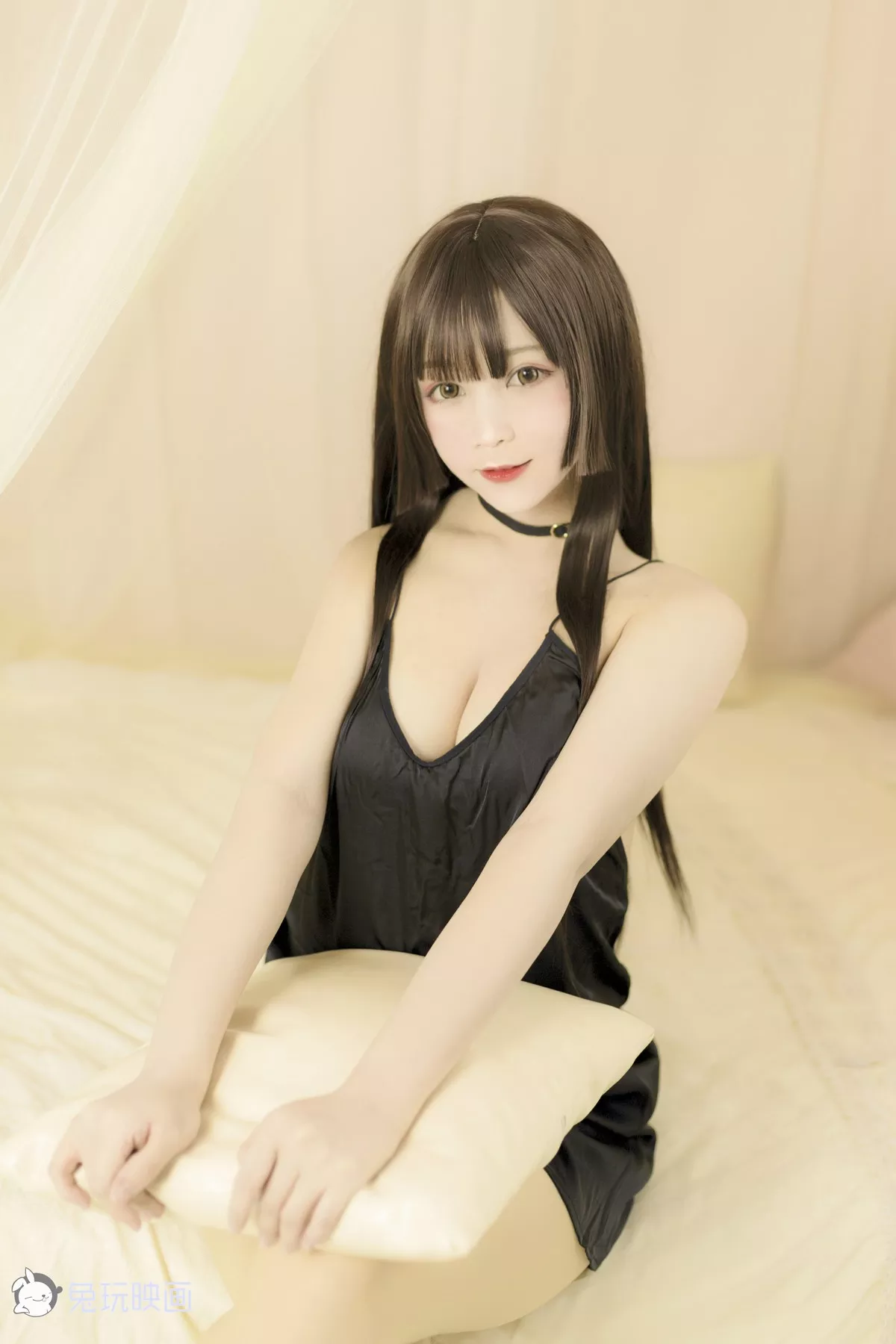 佳人Cosplay 迷人私房 兔玩映画 黑睡衣