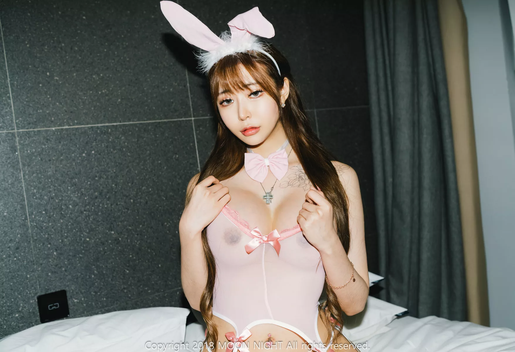 Min Harin【Moon Night Snap 月夜快照】 高丽艳模摄影 G G Cup Big breasts (79P)
