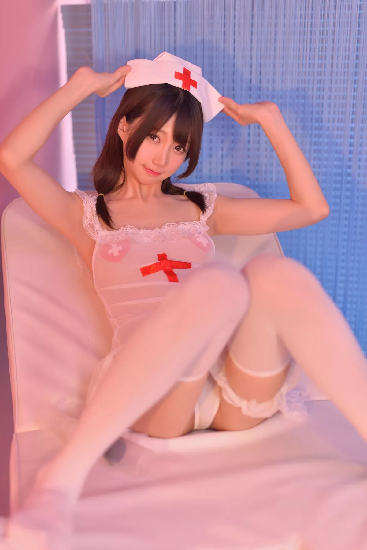 丽人Cosplay Nagisa 魔物喵 迷人护士师 全集修正
