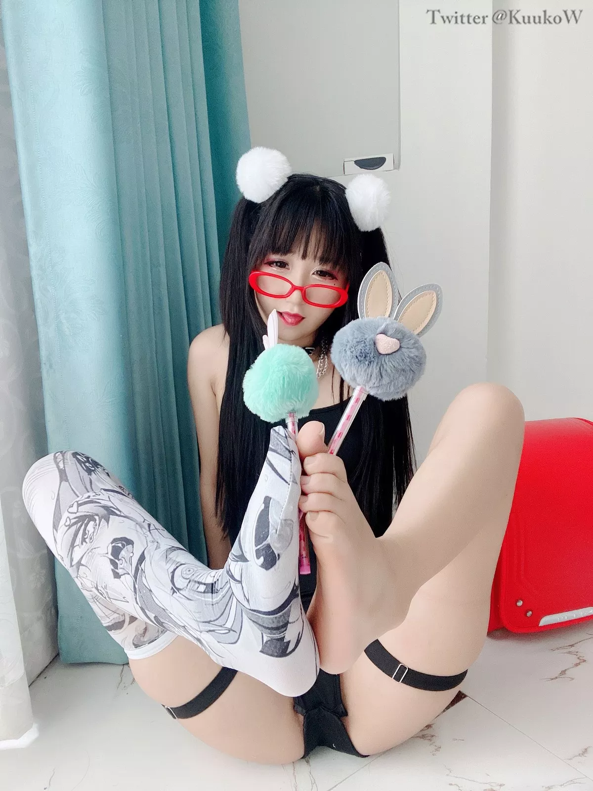 美人Cosplay 风范私摄 KuukoW 子 Megane Chan