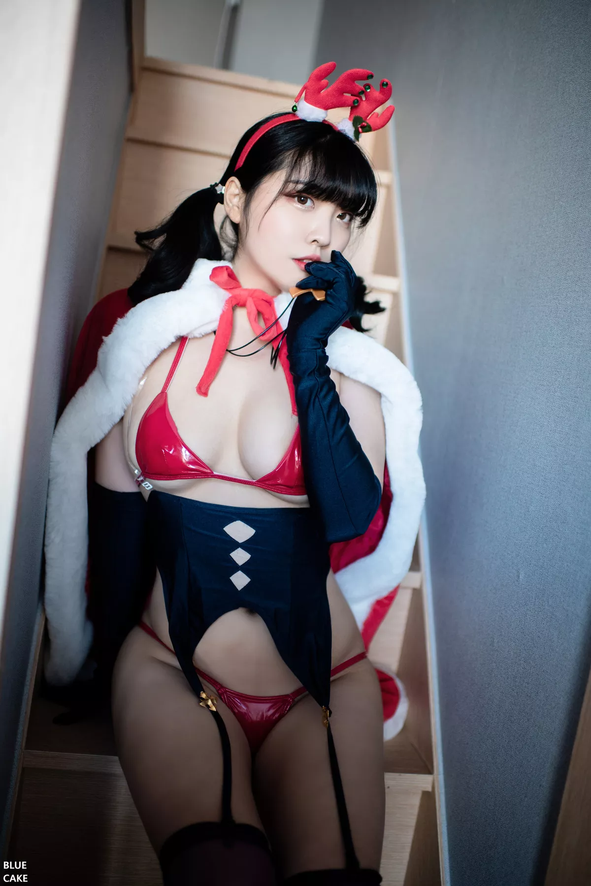 Song Hana【【BLUECAKE 蓝色蛋糕】 高丽辣模高品质影像像片  高丽佳人影像 XMas Figure(62P)