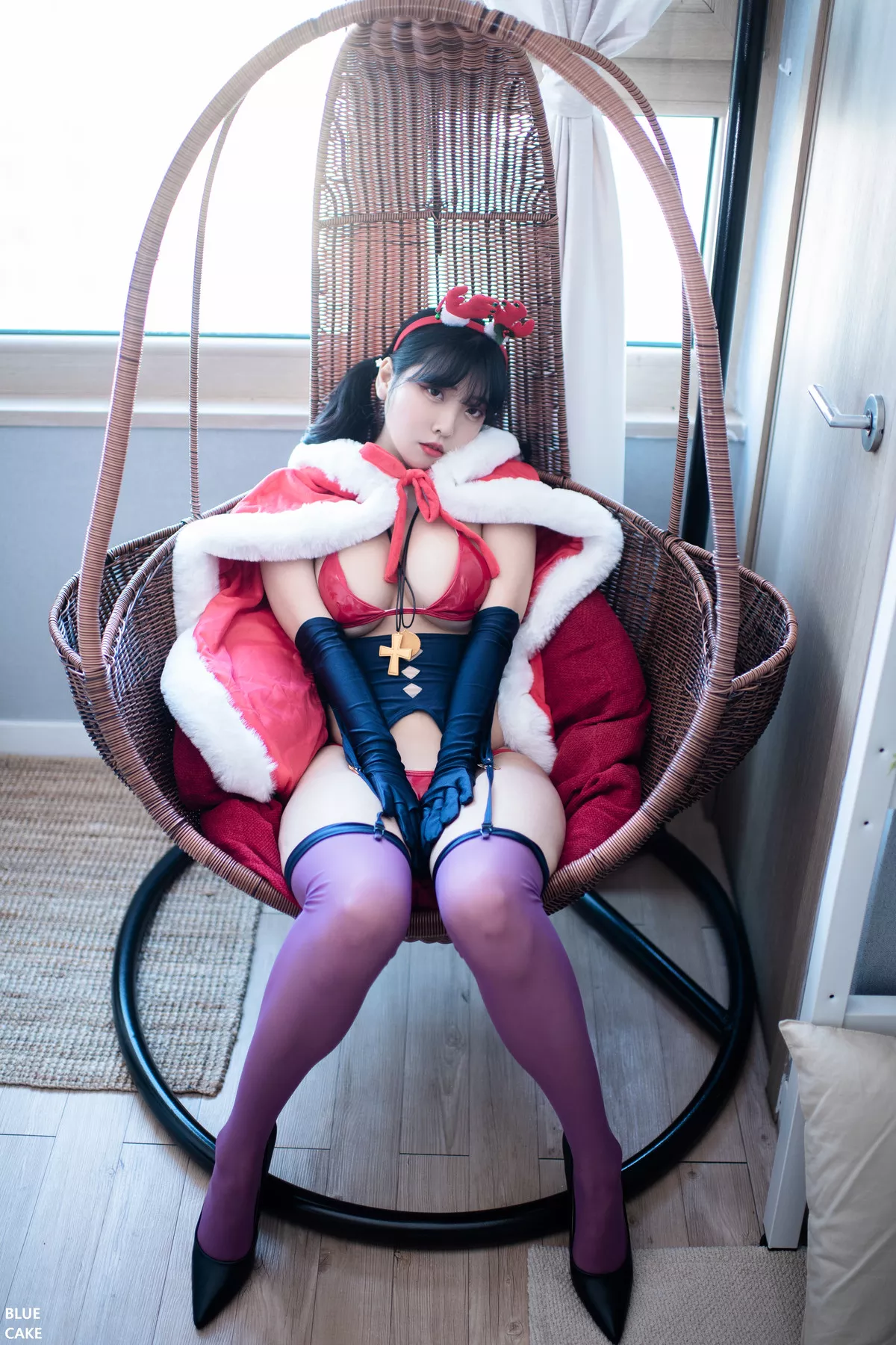 Song Hana【【BLUECAKE 蓝色蛋糕】 高丽辣模高品质影像像片  高丽佳人影像 XMas Figure(62P)