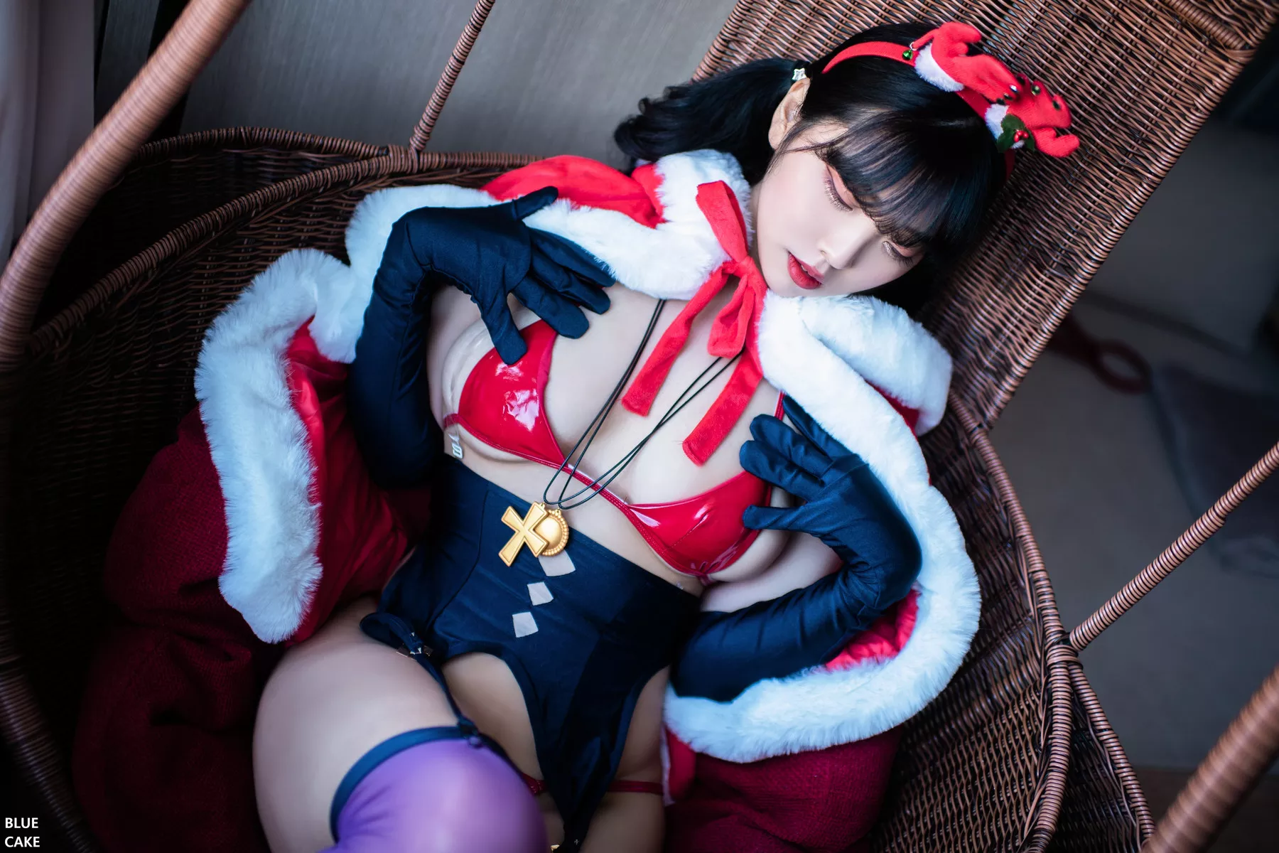 Song Hana【【BLUECAKE 蓝色蛋糕】 高丽辣模高品质影像像片  高丽佳人影像 XMas Figure(62P)