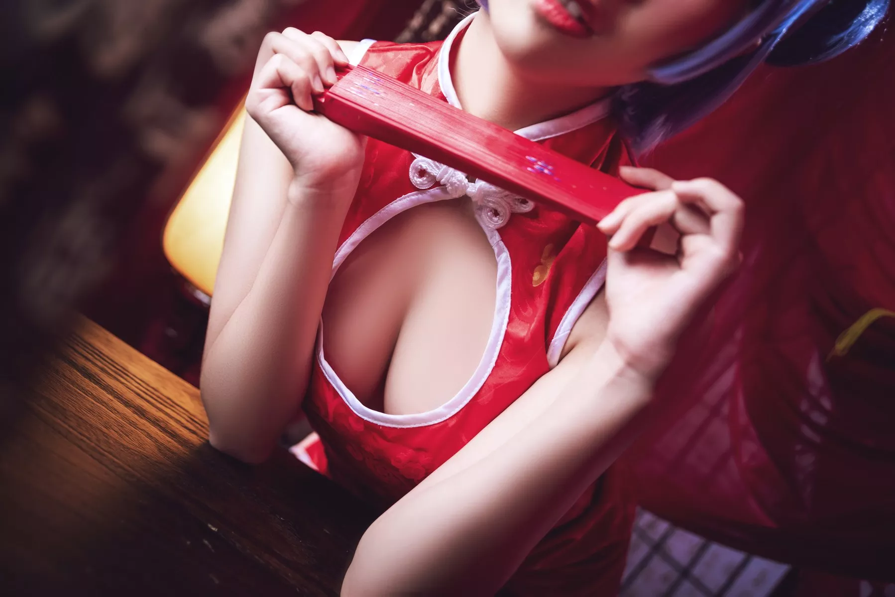 尤物Cosplay 魅魔私摄 面饼仙儿 雷姆旗袍
