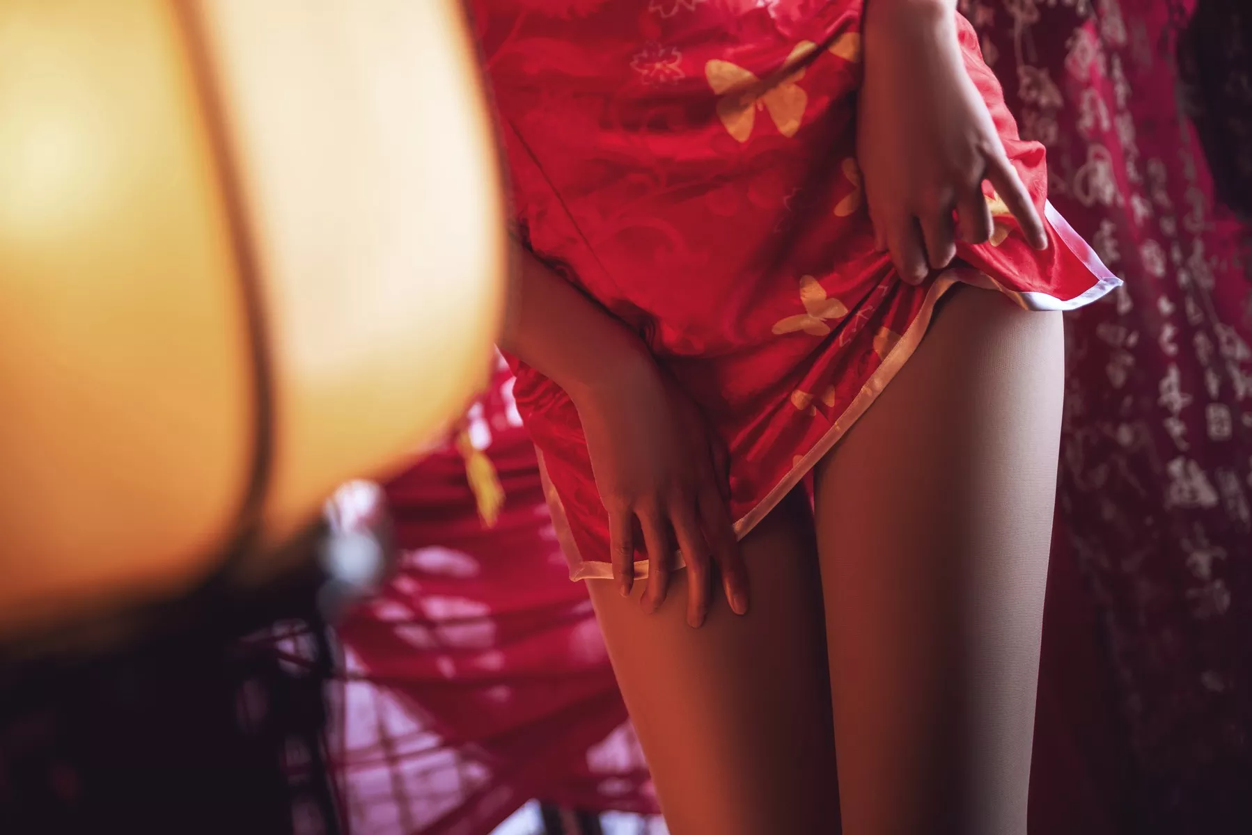 尤物Cosplay 魅魔私摄 面饼仙儿 雷姆旗袍