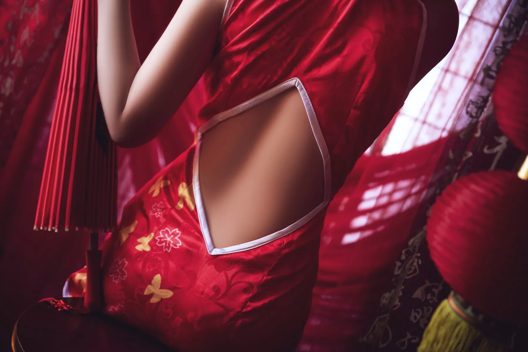 尤物Cosplay 魅魔私摄 面饼仙儿 雷姆旗袍