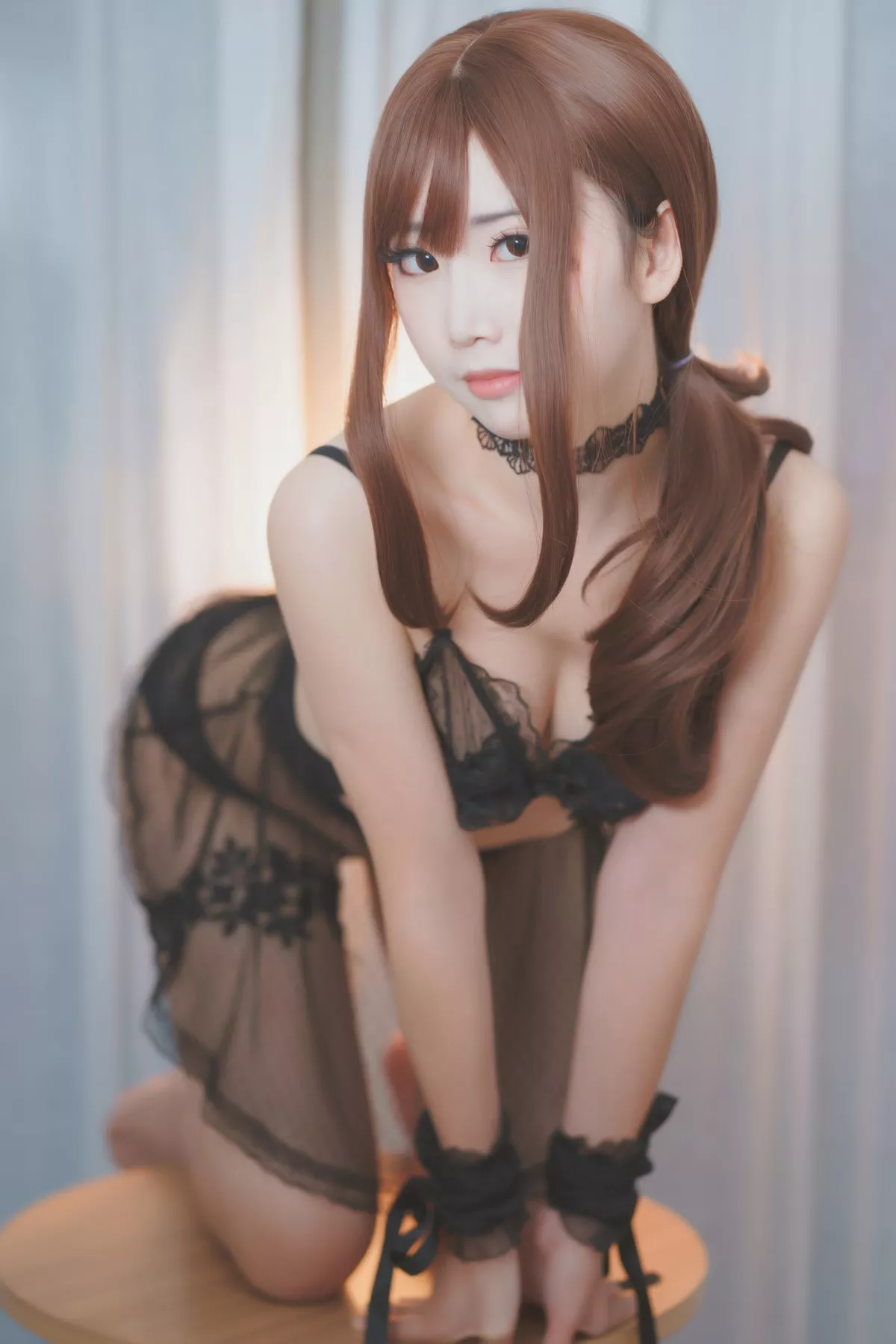 尤物Cosplay 魅魔私摄 面饼仙儿 雷姆旗袍