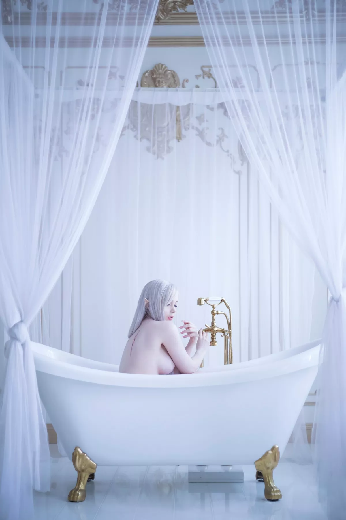 尤物Cosplay 风骚密拍 Sayathefox Ice princess