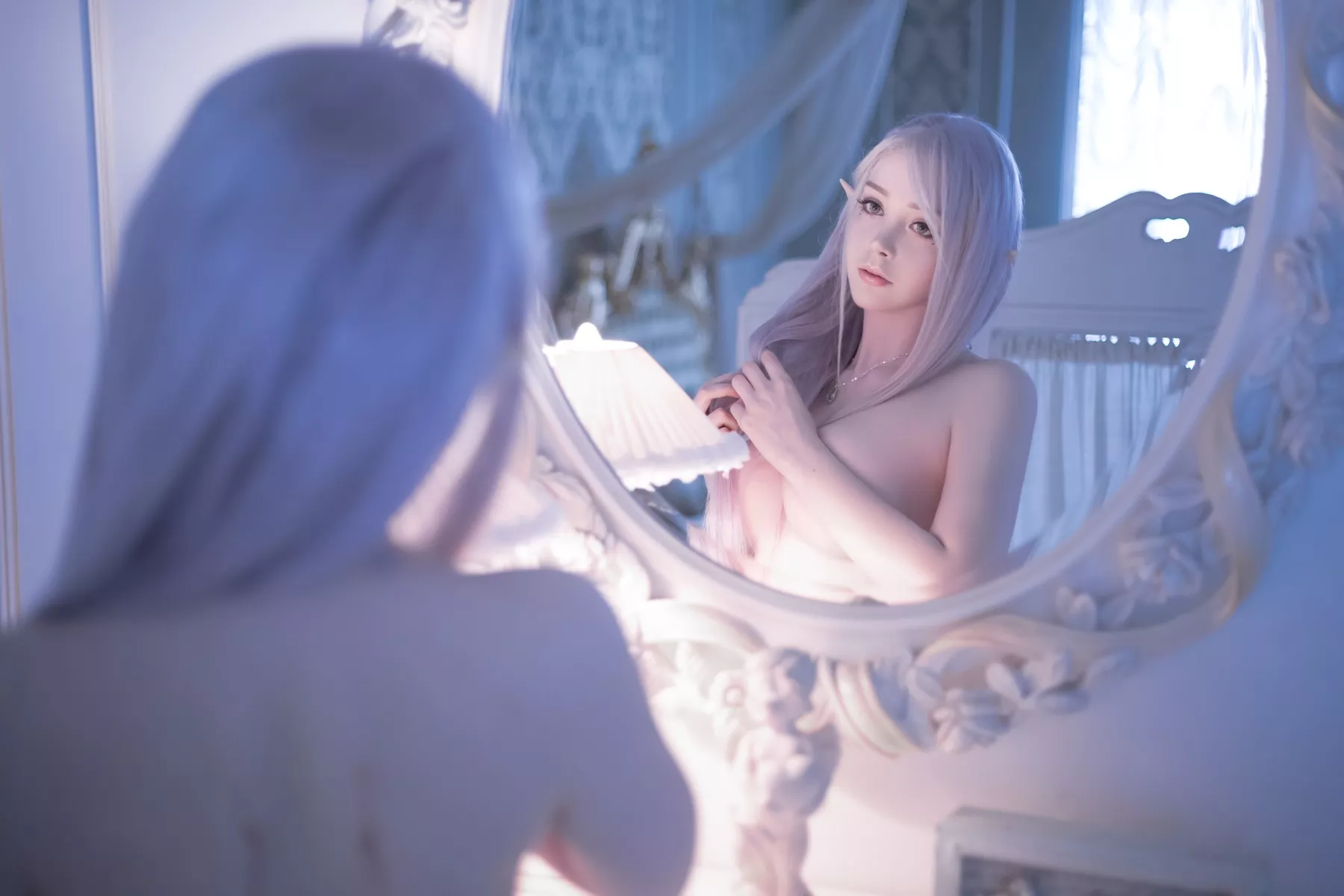 尤物Cosplay 风骚密拍 Sayathefox Ice princess