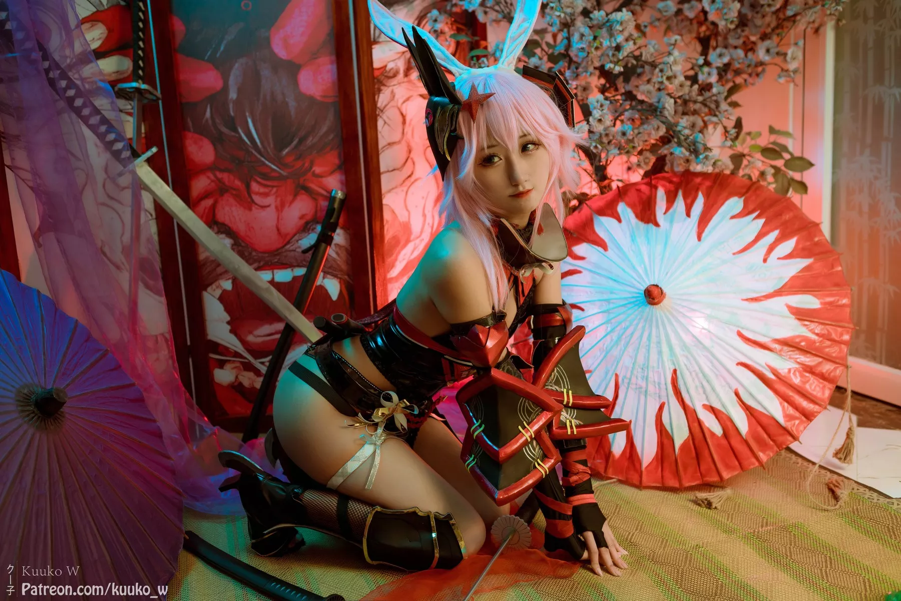 美女Cosplay 迷人私房 KuukoW 子 Yae Kasumi