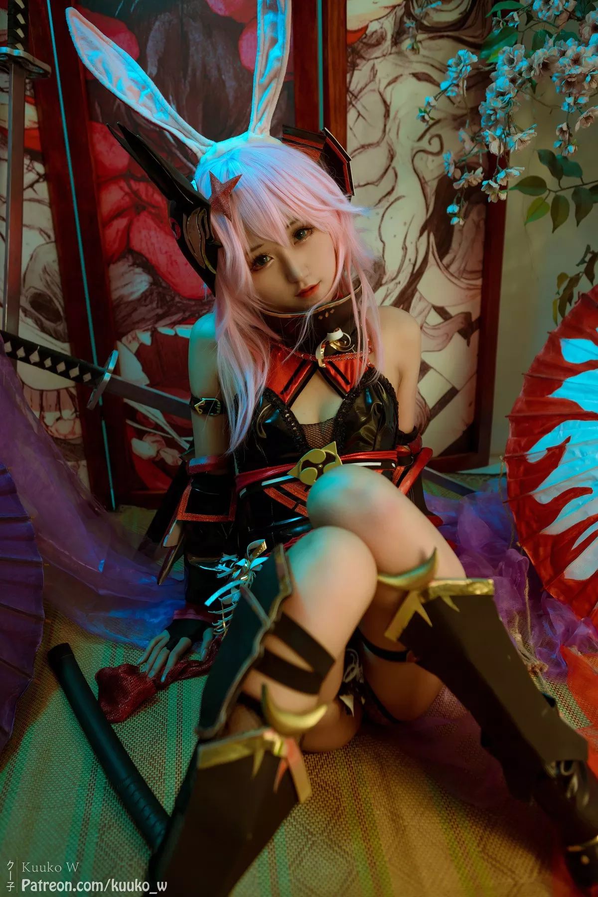 美女Cosplay 迷人私房 KuukoW 子 Yae Kasumi