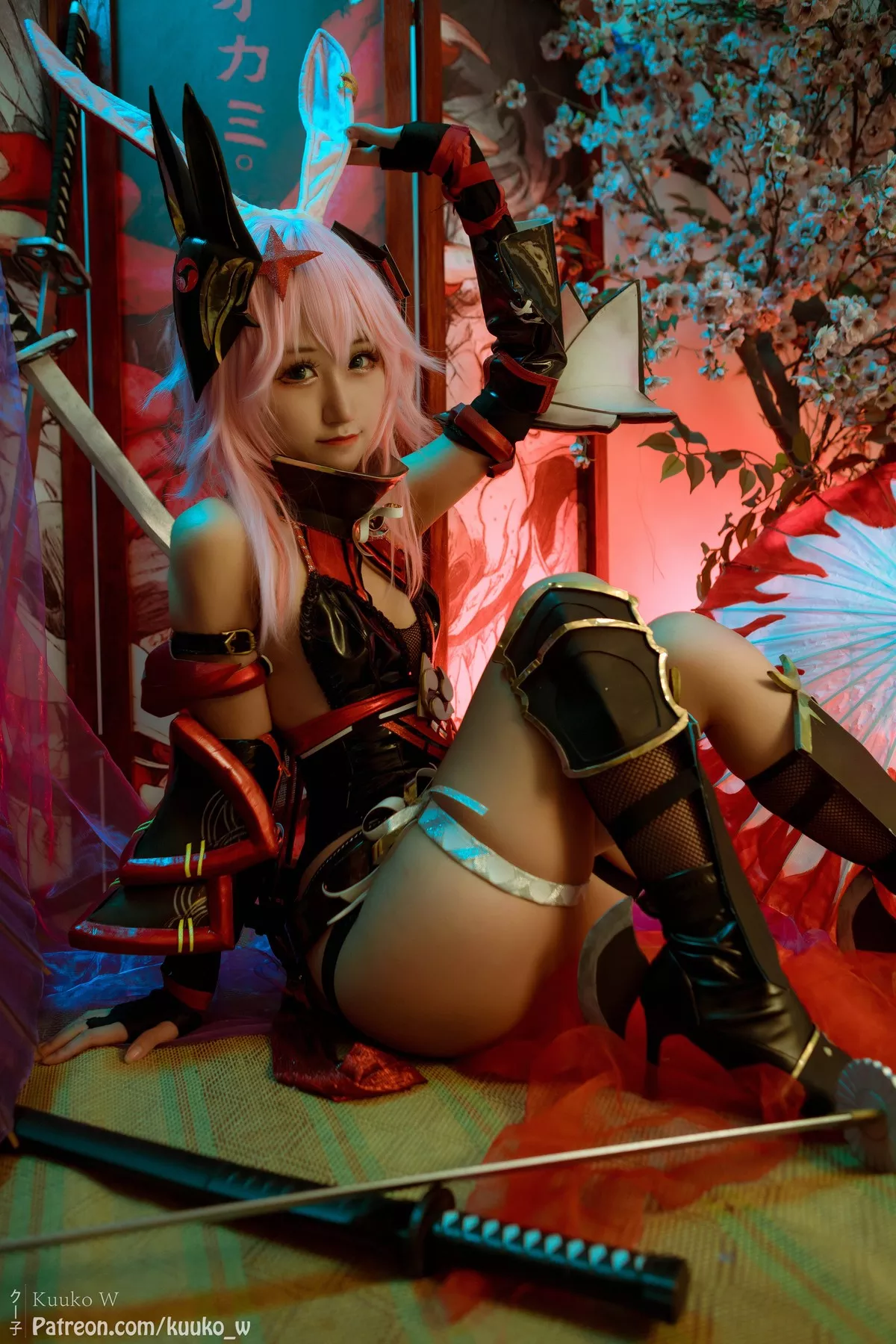 美女Cosplay 迷人私房 KuukoW 子 Yae Kasumi