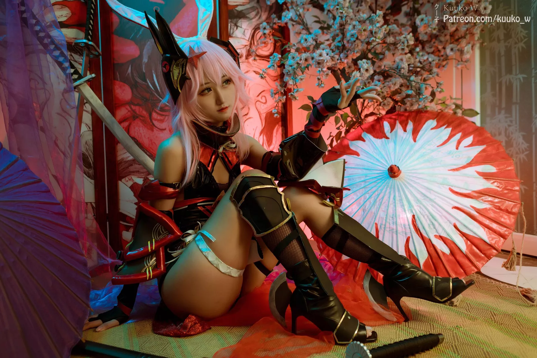 美女Cosplay 迷人私房 KuukoW 子 Yae Kasumi