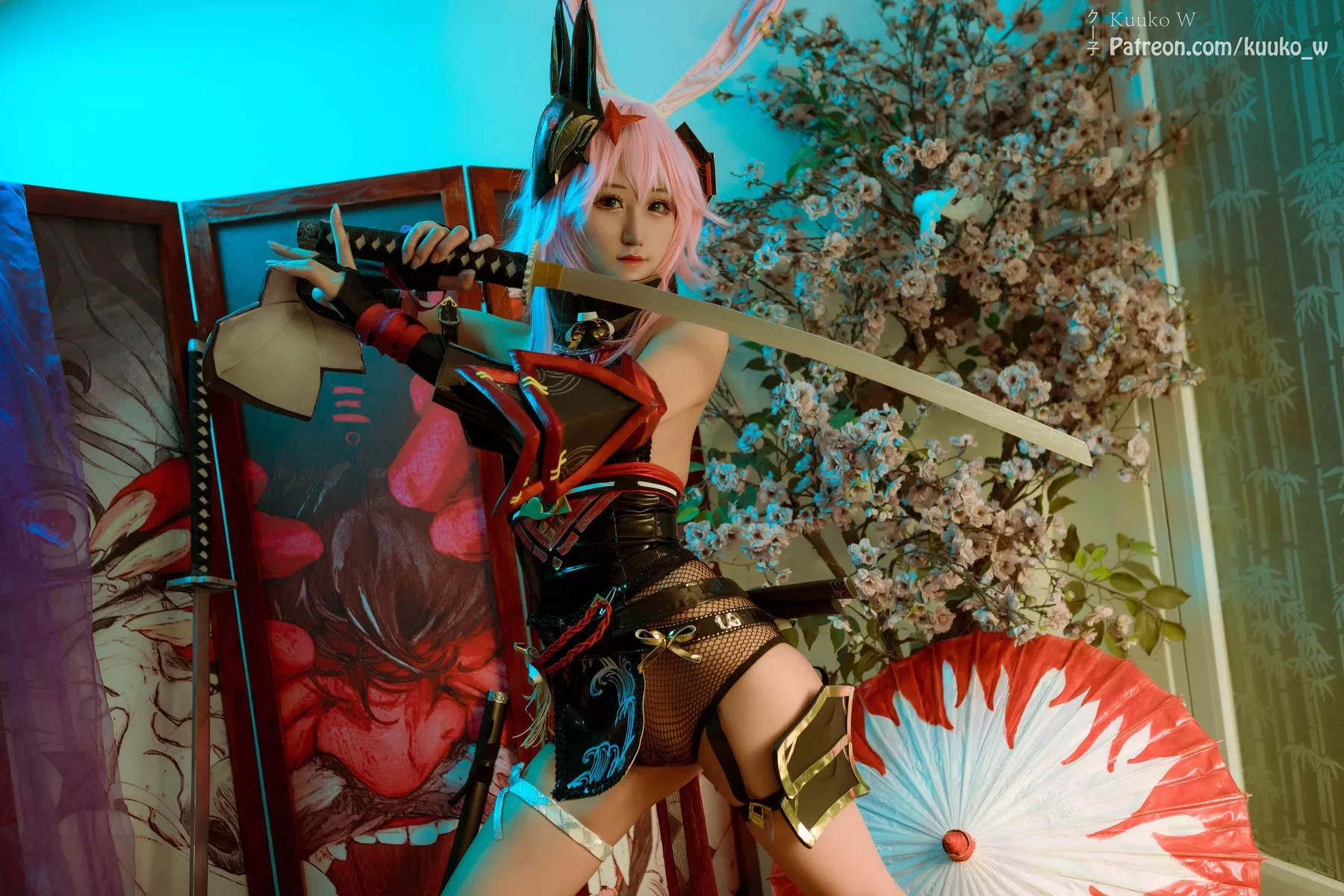 美女Cosplay 迷人私房 KuukoW 子 Yae Kasumi