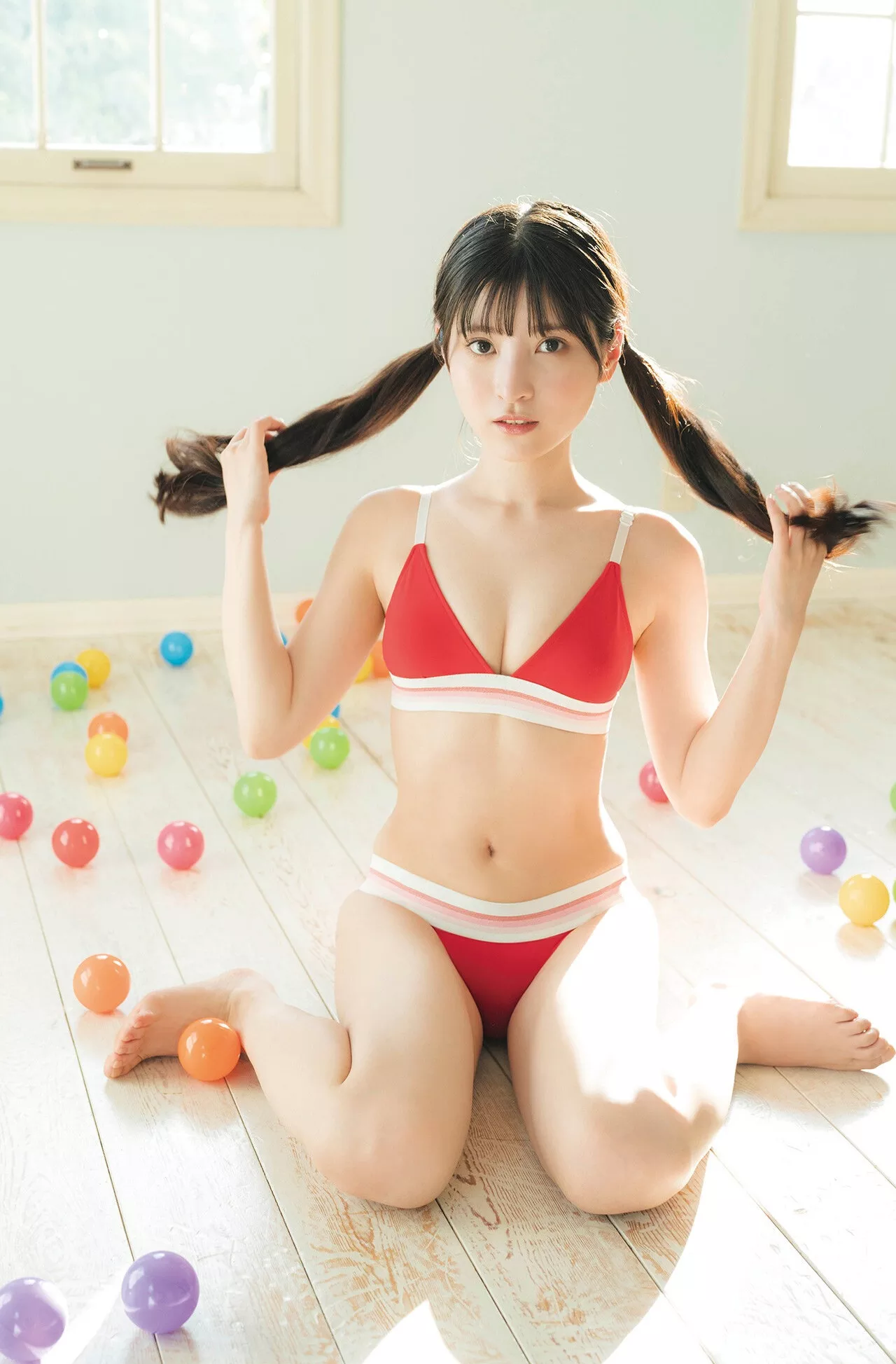 小鸟�[るい ＆ 近藤沙瑛子STRIKE! 写真集 「ふたりあそび」 全集修正