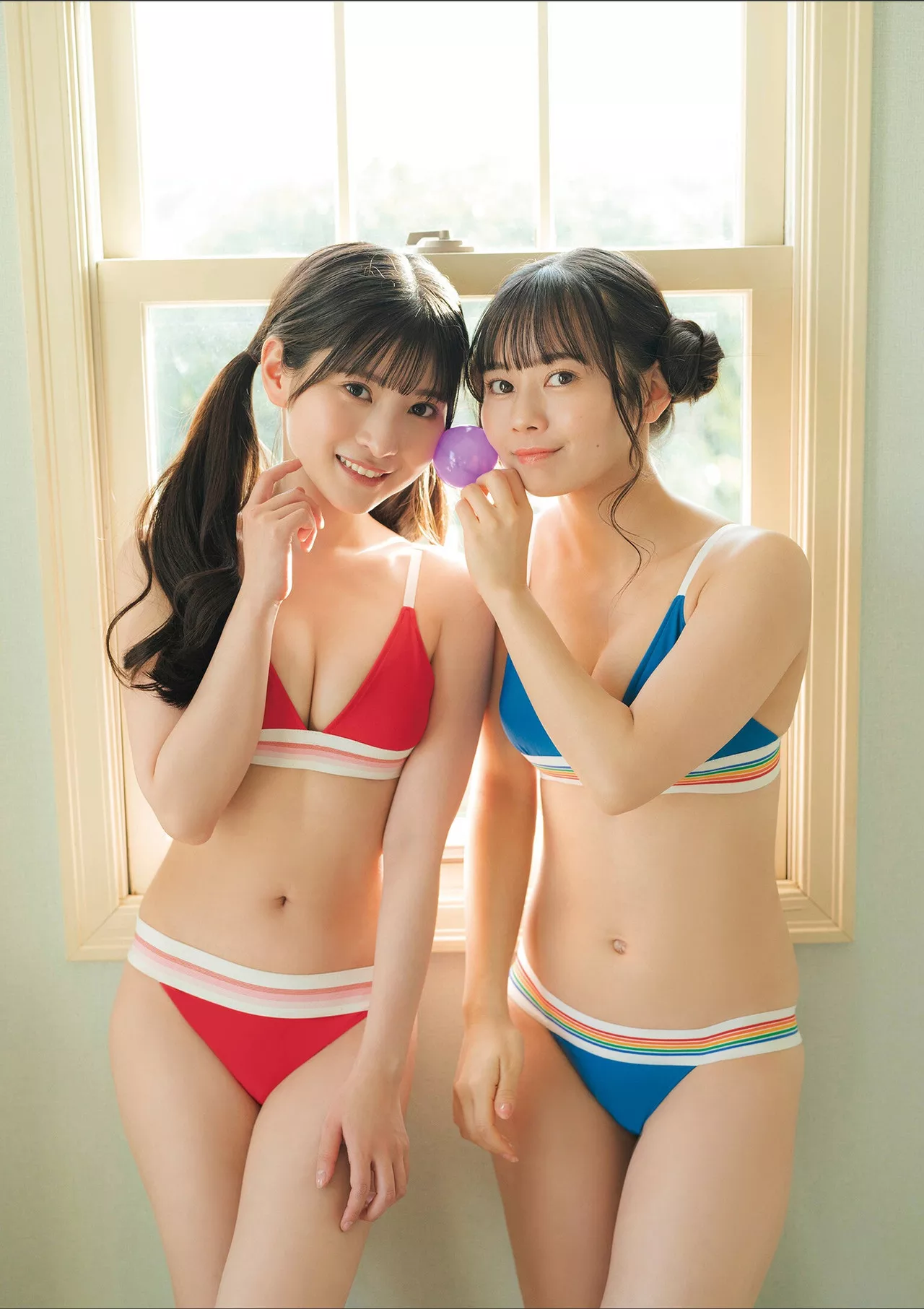 小鸟�[るい ＆ 近藤沙瑛子STRIKE! 写真集 「ふたりあそび」 全集修正