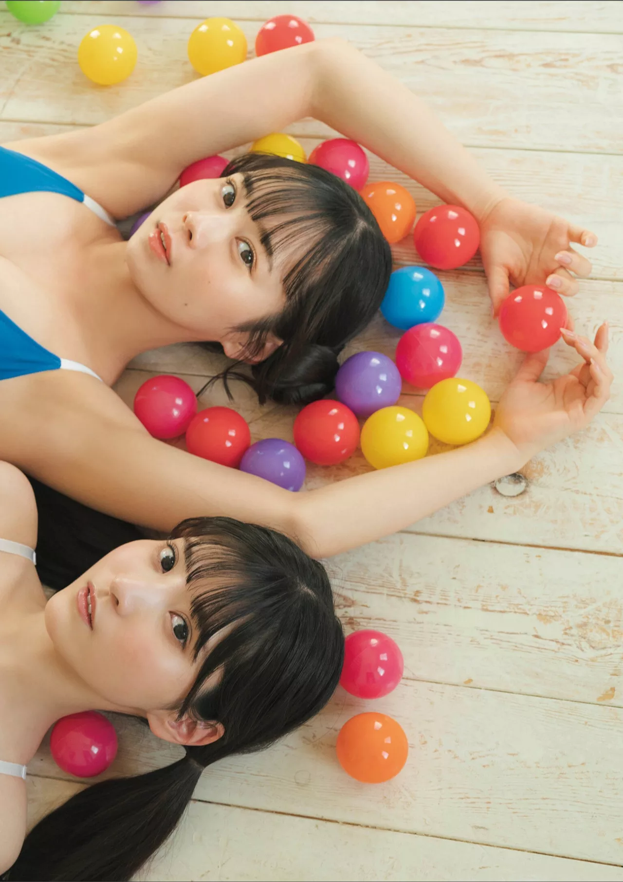小鸟�[るい ＆ 近藤沙瑛子STRIKE! 写真集 「ふたりあそび」 全集修正