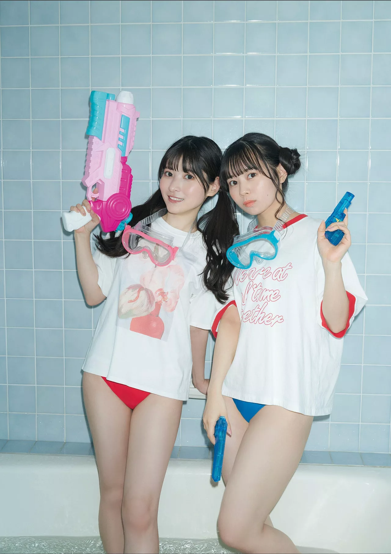 小鸟�[るい ＆ 近藤沙瑛子STRIKE! 写真集 「ふたりあそび」 全集修正