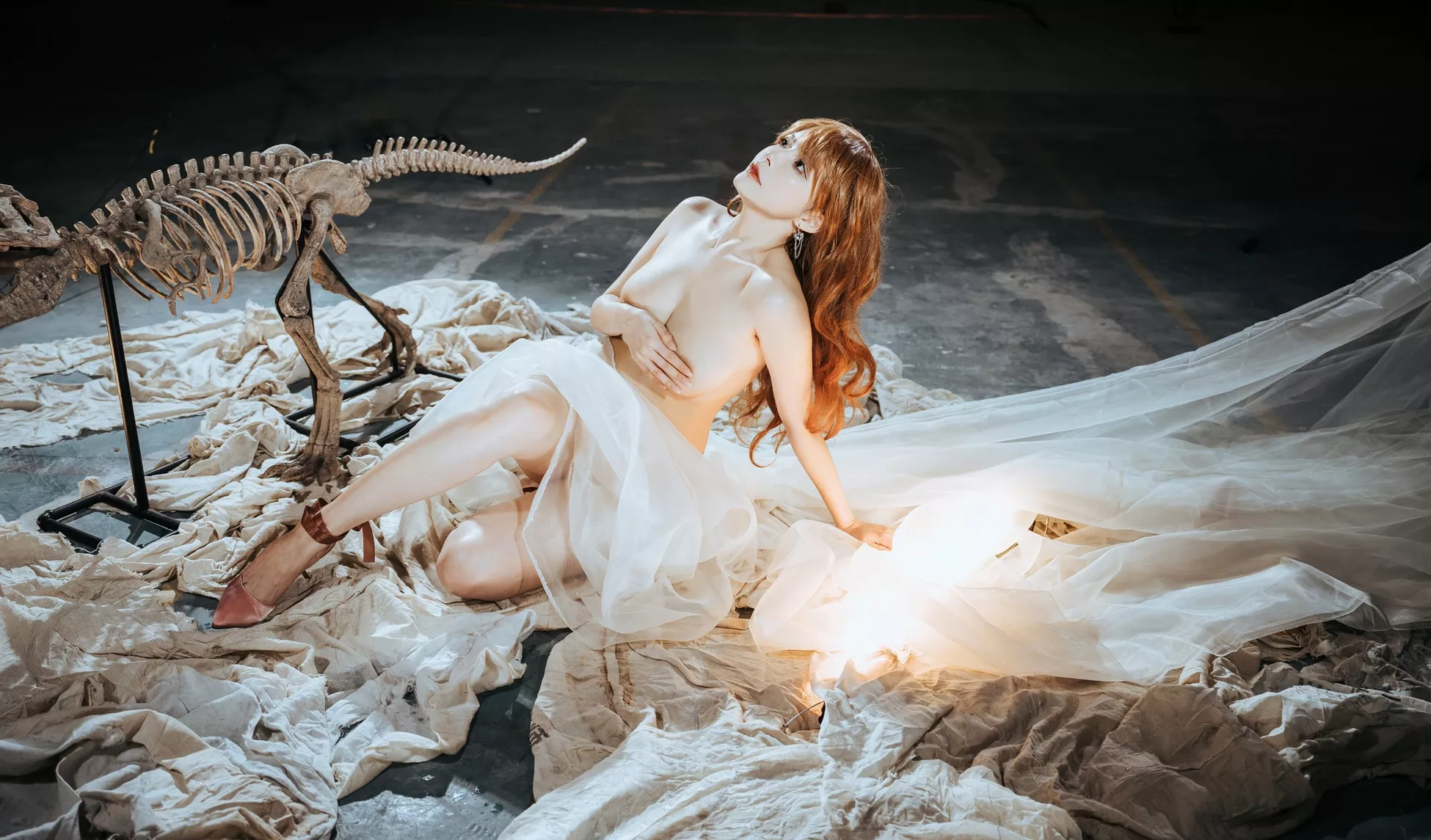 尤物Cosplay 魅魔私拍 夏小秋 秋秋 纱