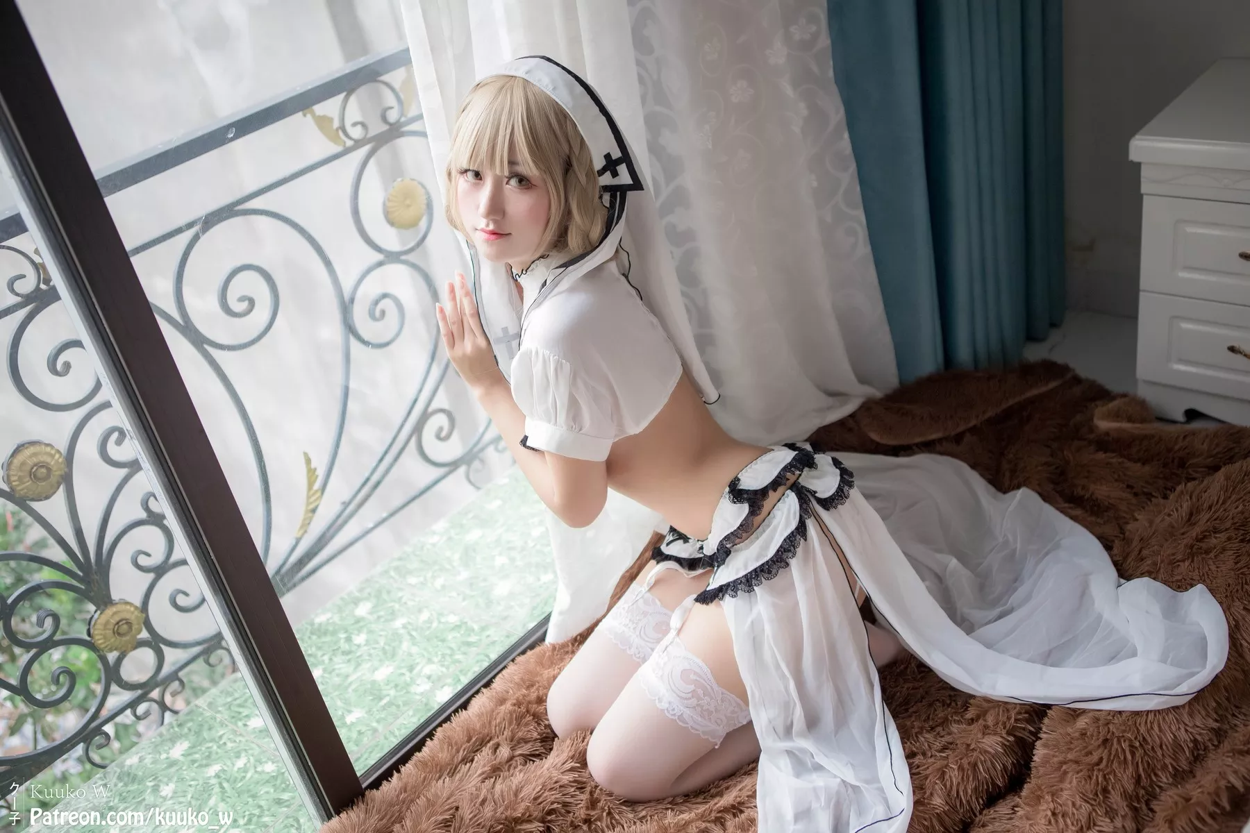 女神Cosplay 魅魔私房 KuukoW 子 White Angel