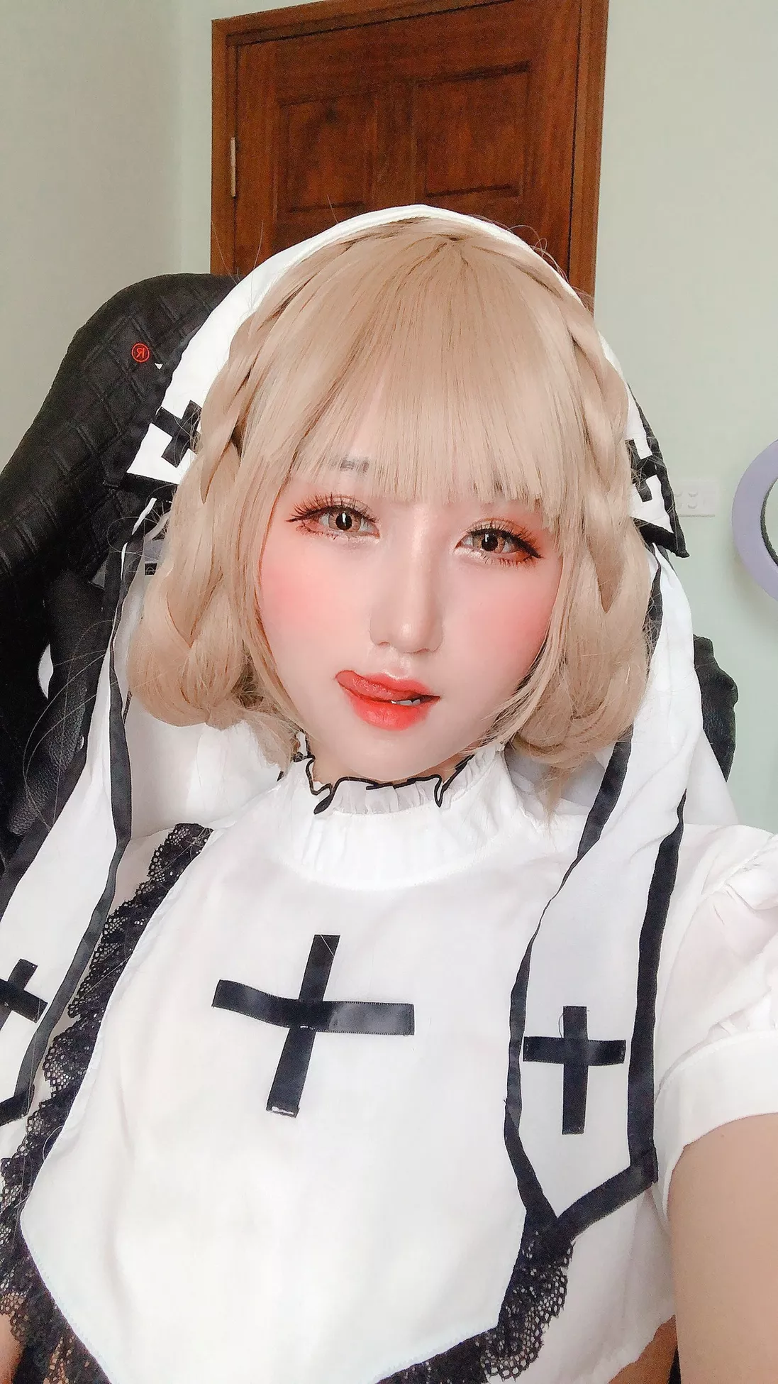 女神Cosplay 魅魔私房 KuukoW 子 White Angel