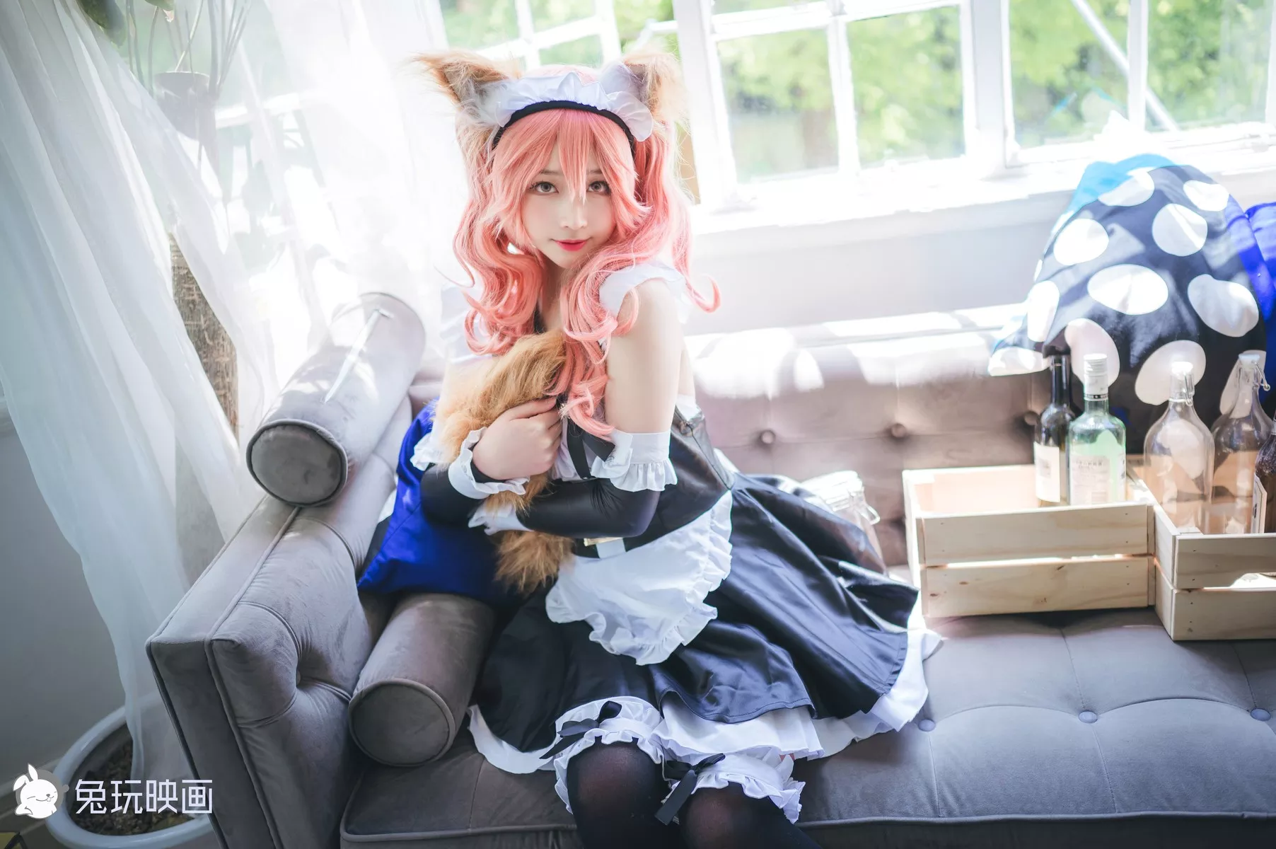 美人Cosplay 撩人密拍 兔玩映画 女佣 玉藻前