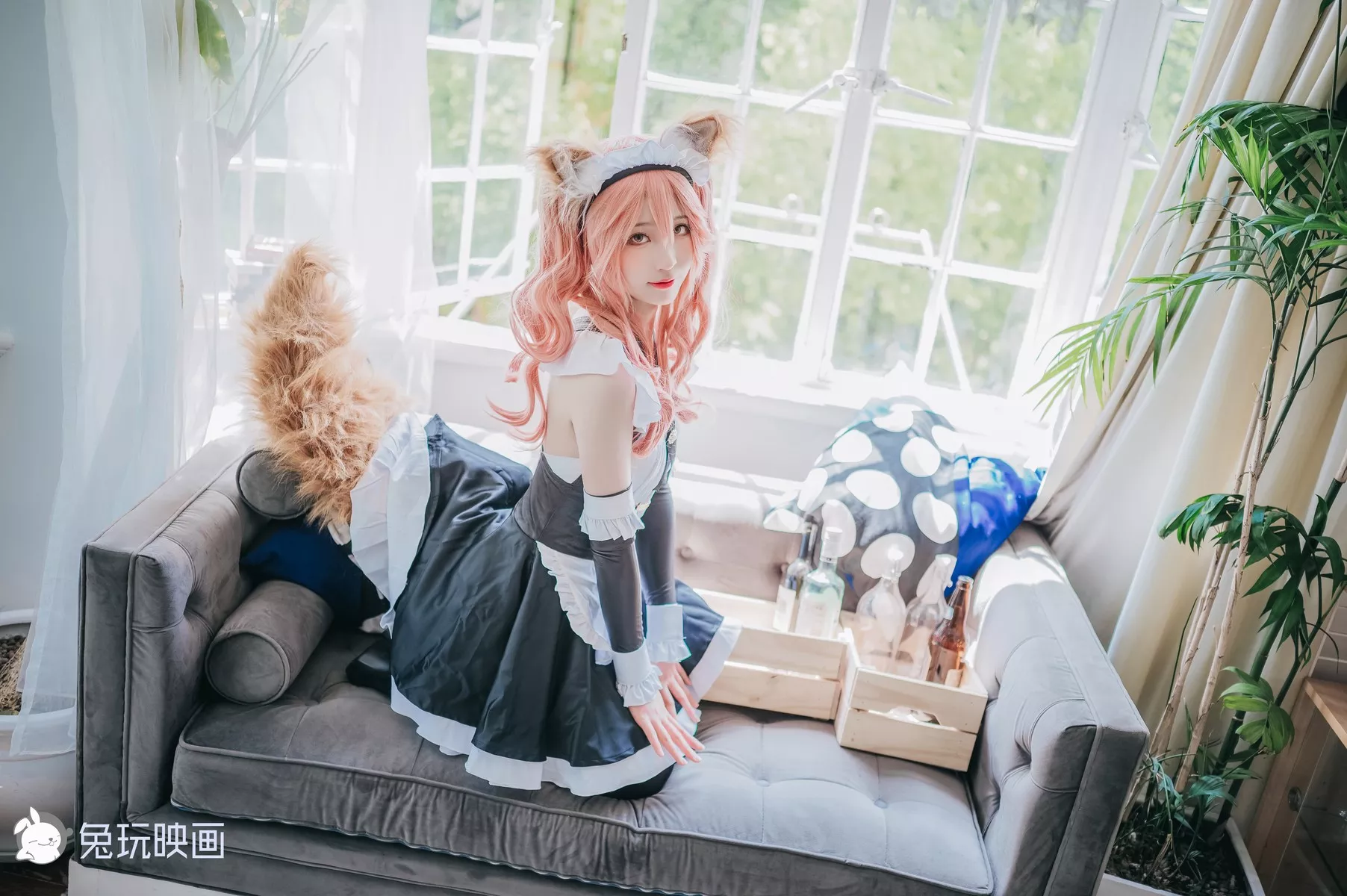 美人Cosplay 撩人密拍 兔玩映画 女佣 玉藻前