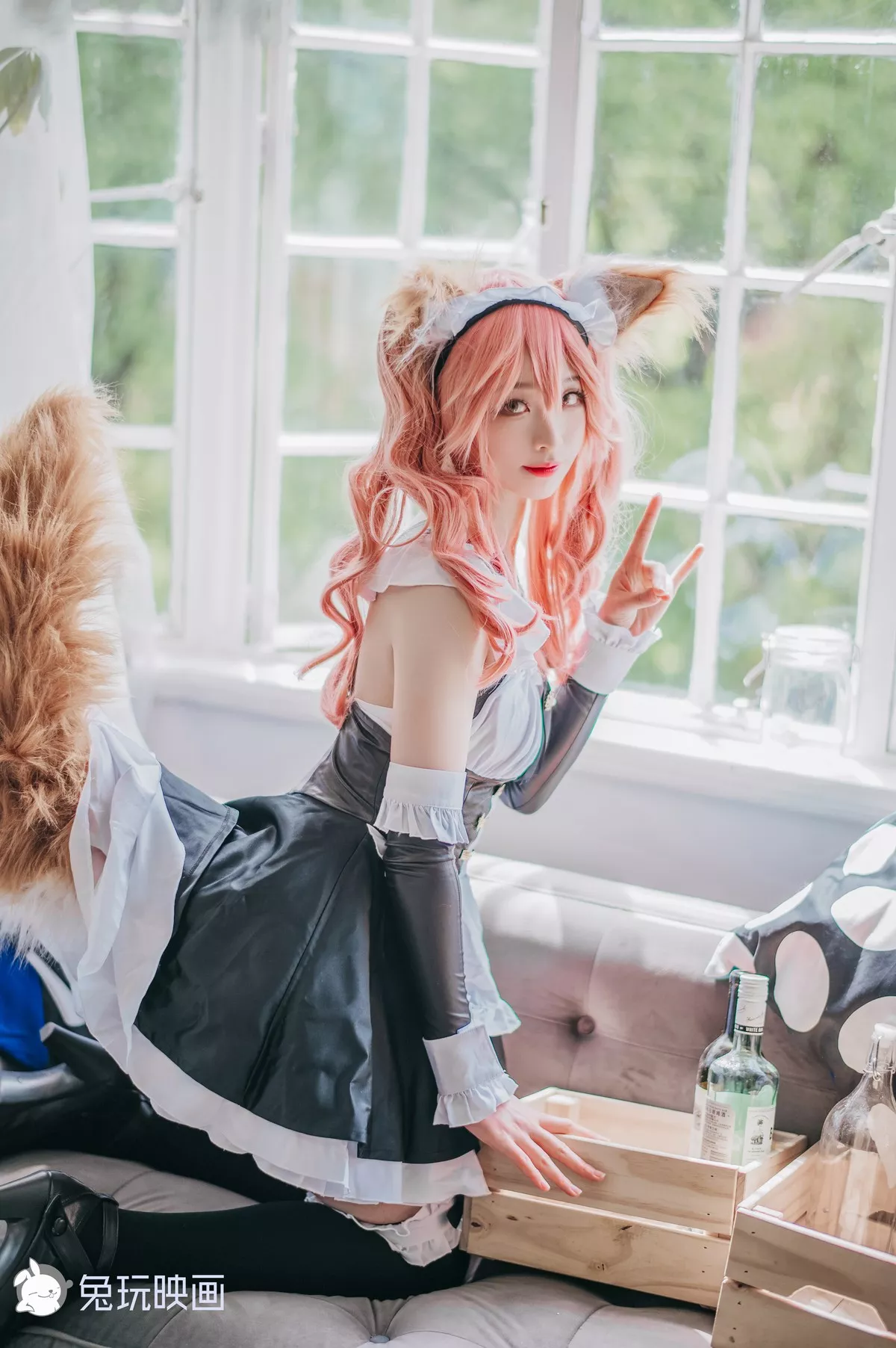 美人Cosplay 撩人密拍 兔玩映画 女佣 玉藻前