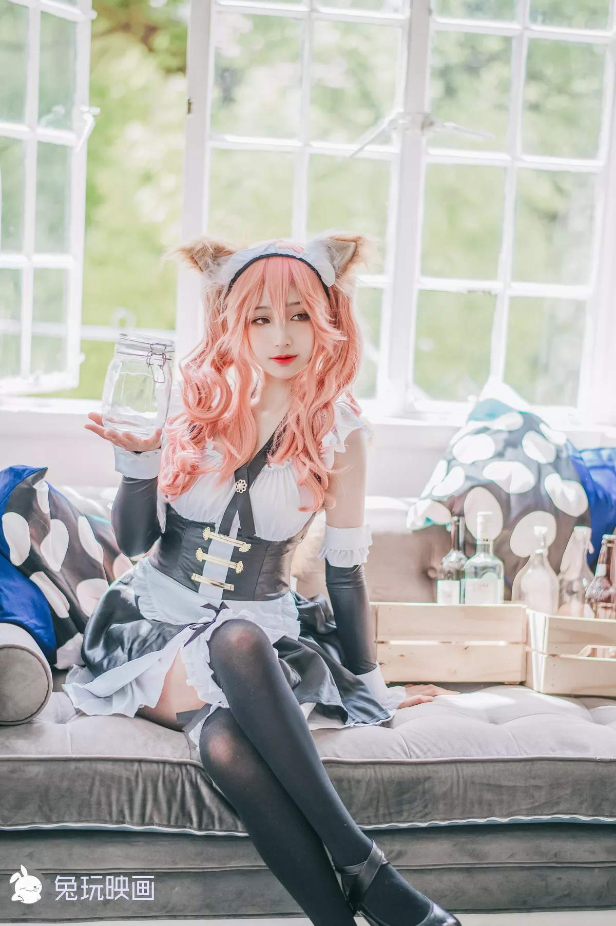 美人Cosplay 撩人密拍 兔玩映画 女佣 玉藻前