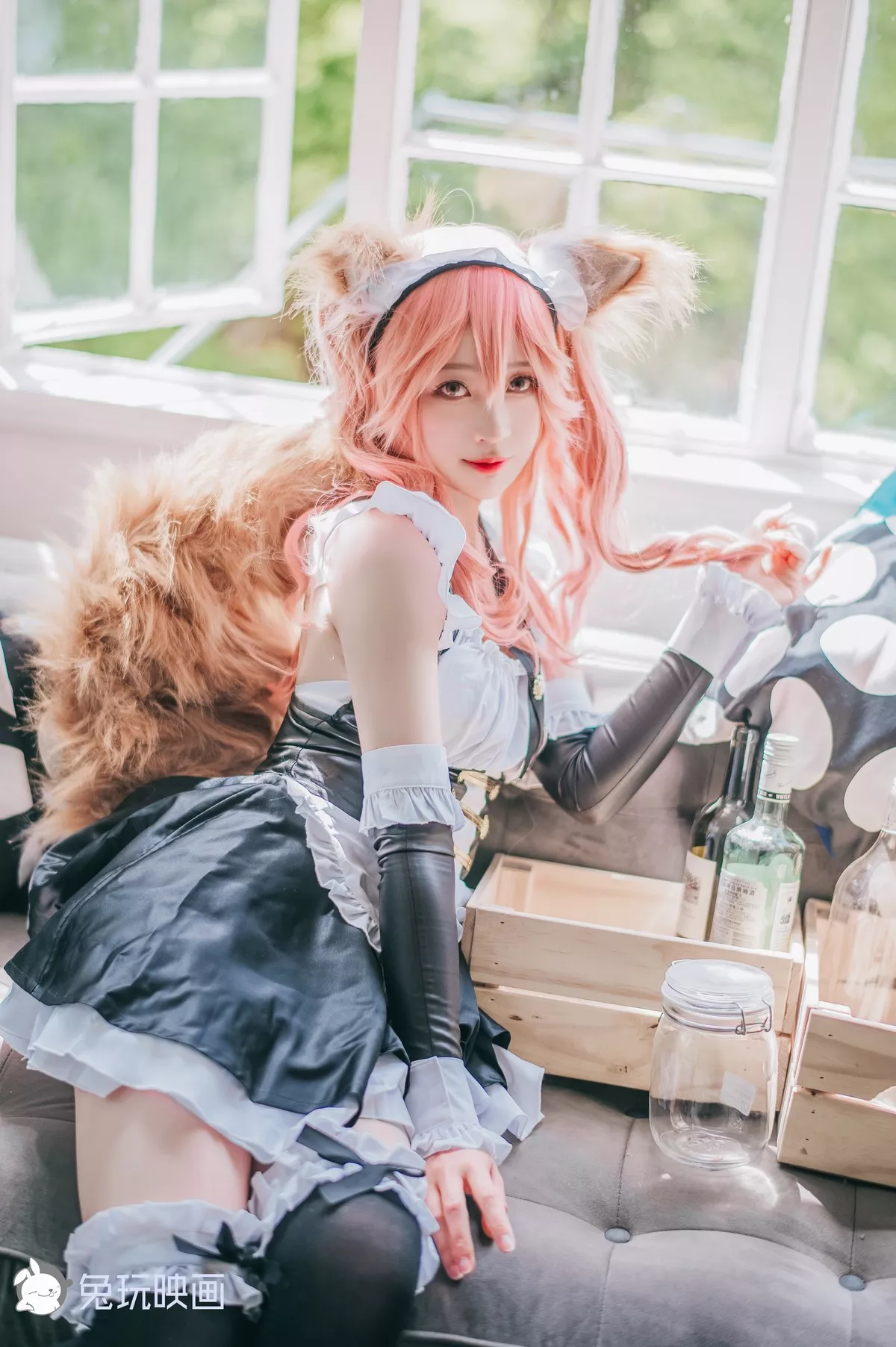 美人Cosplay 撩人密拍 兔玩映画 女佣 玉藻前