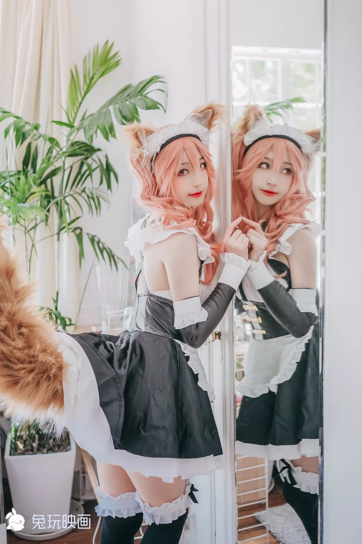美人Cosplay 撩人密拍 兔玩映画 女佣 玉藻前