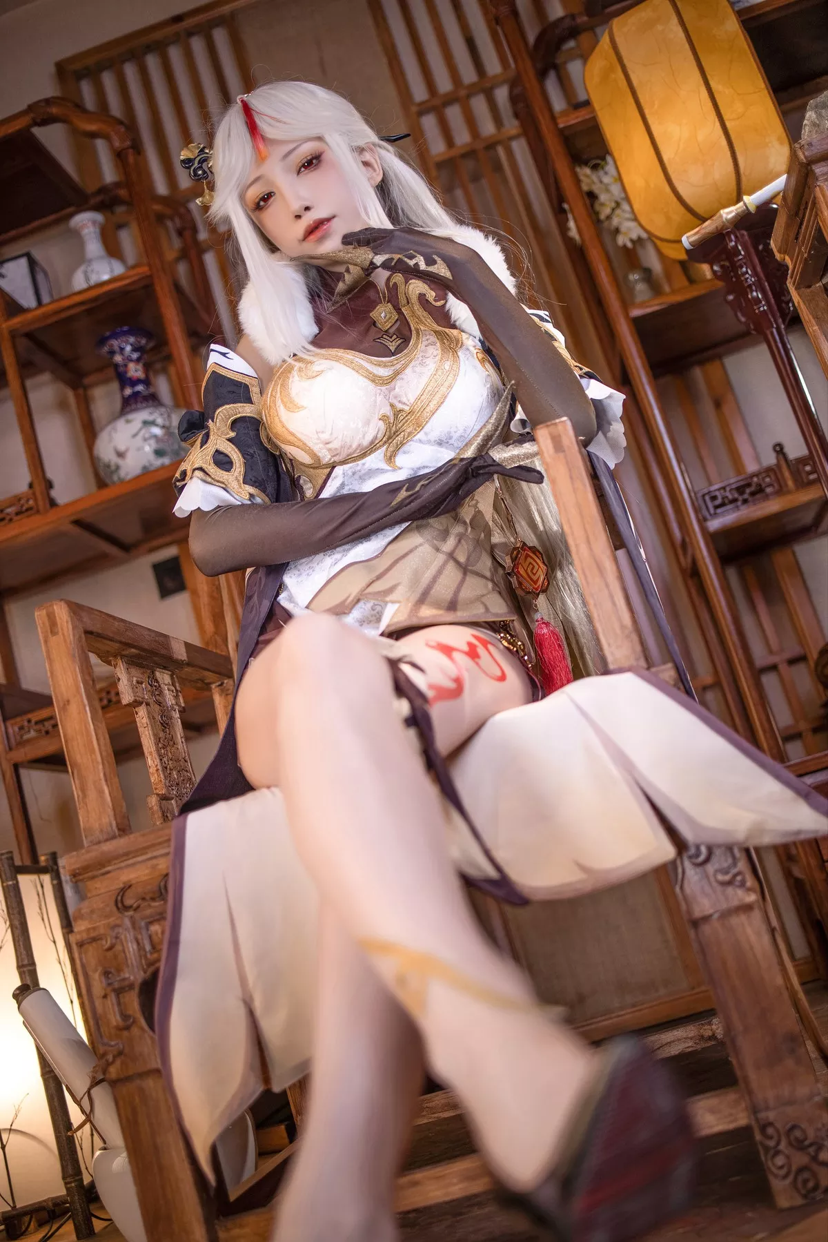 美人Cosplay 风韵私拍 水淼 Aqua 凝光原造型