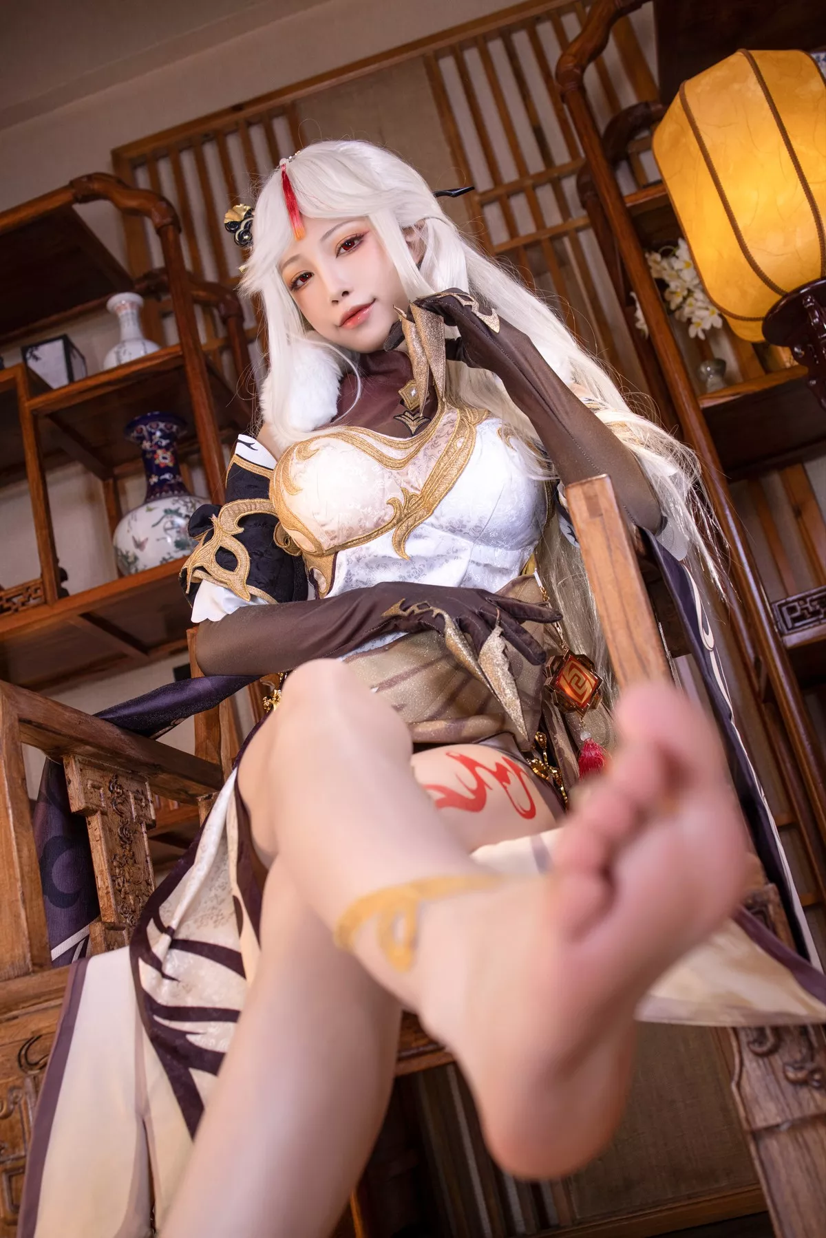 美人Cosplay 风韵私拍 水淼 Aqua 凝光原造型