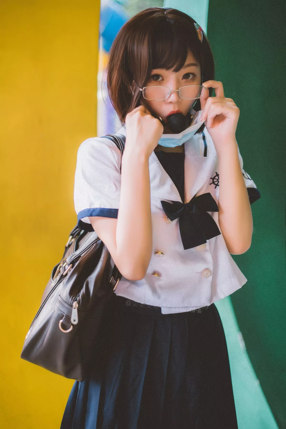 女神Cosplay 气质私拍 柒柒要乖哦 乐园JK