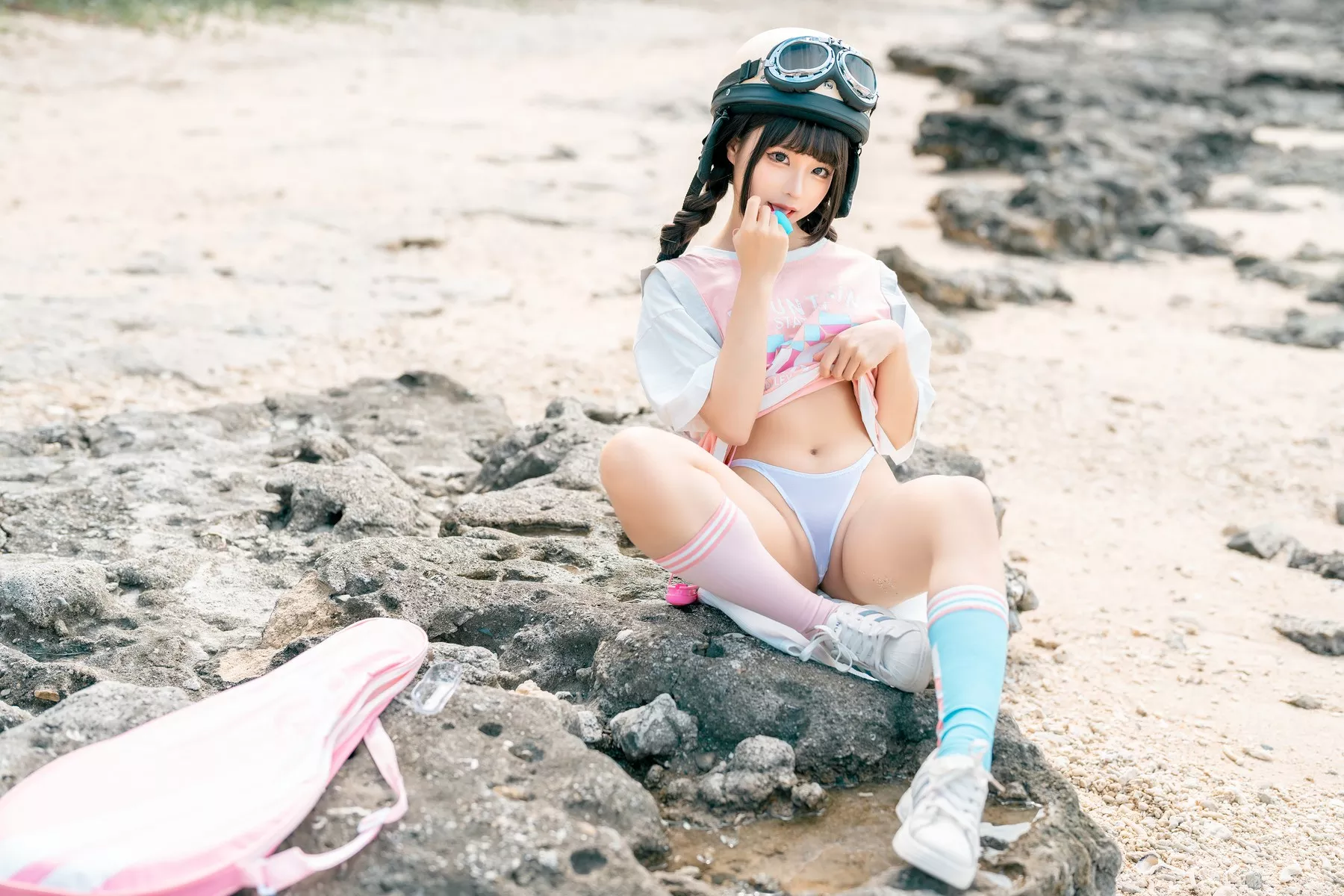 丽人Cosplay 撩人私摄 蠢沫沫 Chunmomo Electric Car 全集修正