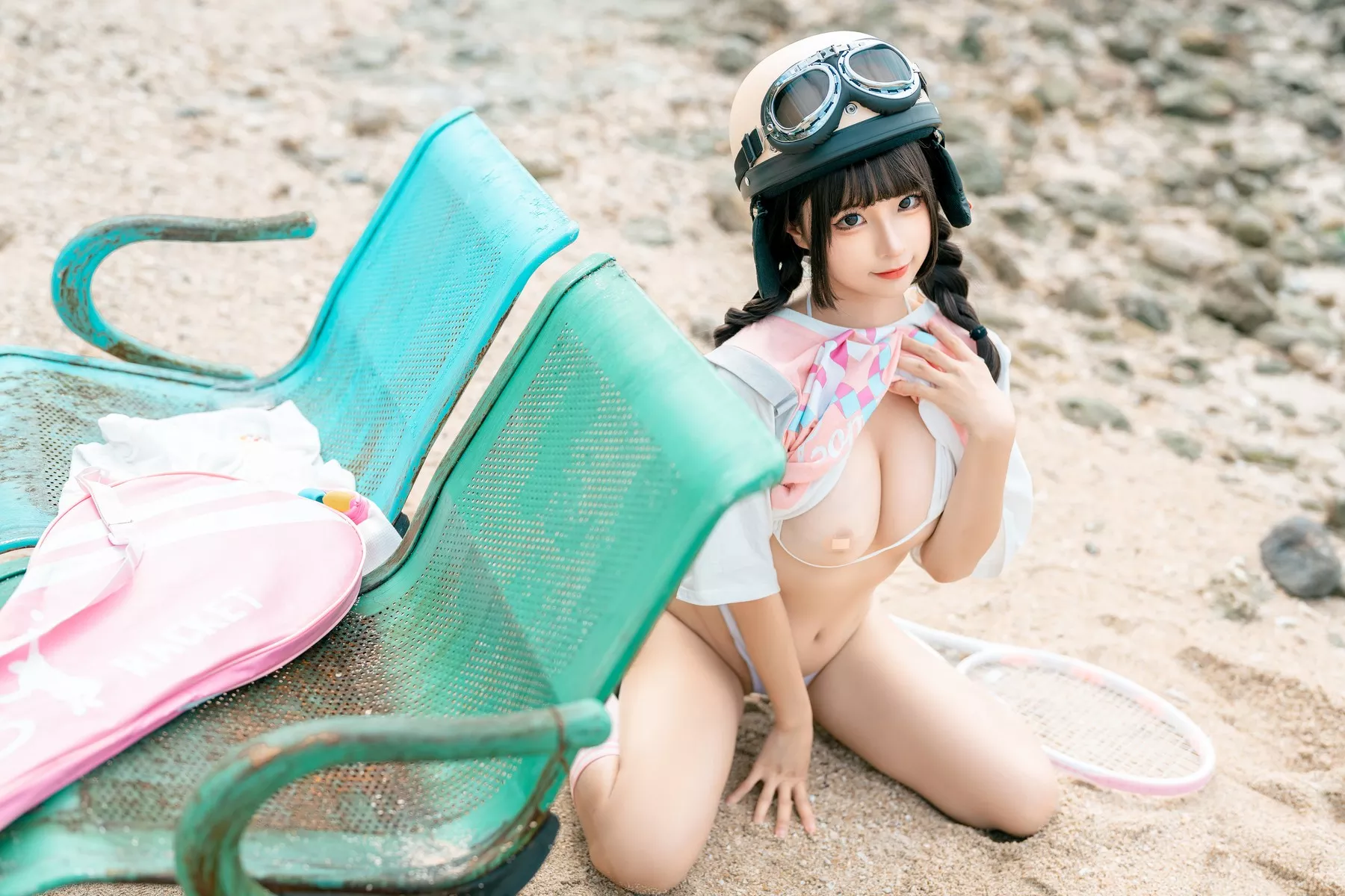 丽人Cosplay 撩人私摄 蠢沫沫 Chunmomo Electric Car 全集修正
