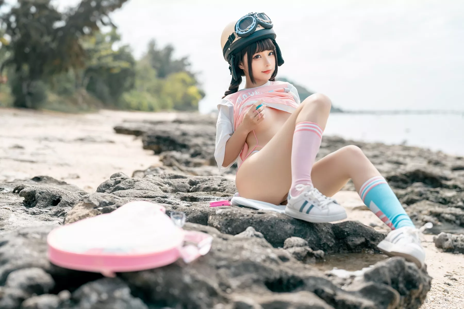 丽人Cosplay 撩人私摄 蠢沫沫 Chunmomo Electric Car 全集修正