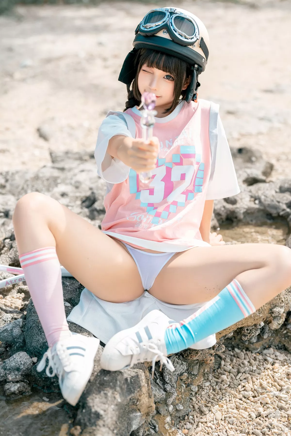 丽人Cosplay 撩人私摄 蠢沫沫 Chunmomo Electric Car 全集修正
