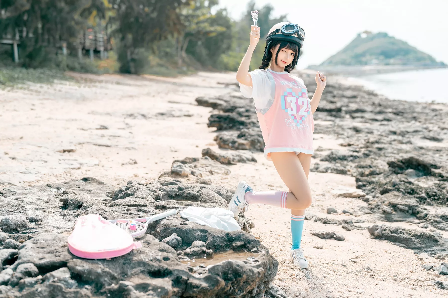 丽人Cosplay 撩人私摄 蠢沫沫 Chunmomo Electric Car 全集修正