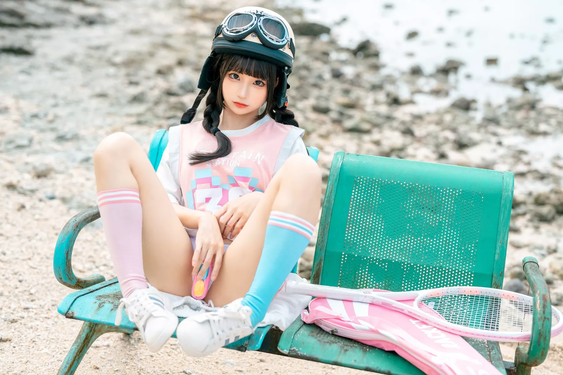 丽人Cosplay 撩人私摄 蠢沫沫 Chunmomo Electric Car 全集修正
