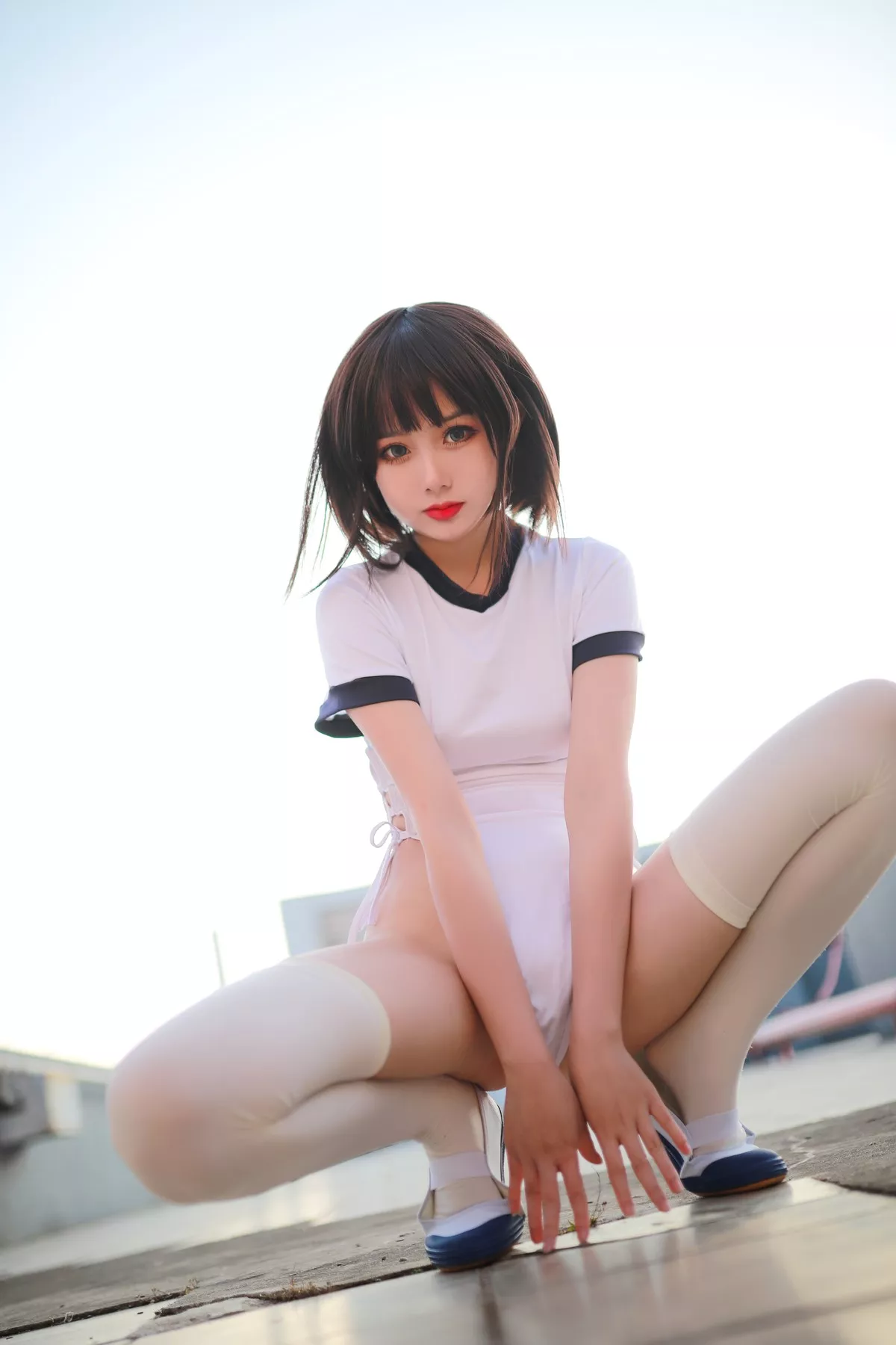 女神Cosplay 风情私摄 您的蛋蛋 激凸体操服