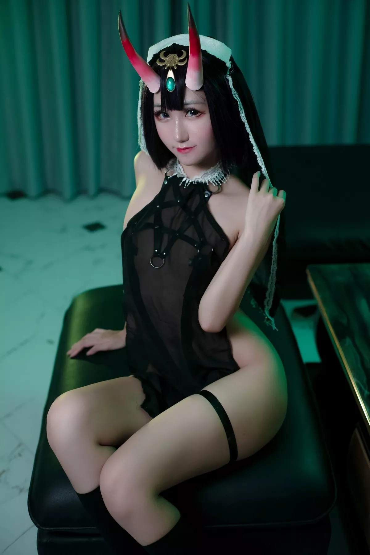仙女Cosplay 迷人私拍 KuukoW 子 Shuten Oni Lingerie