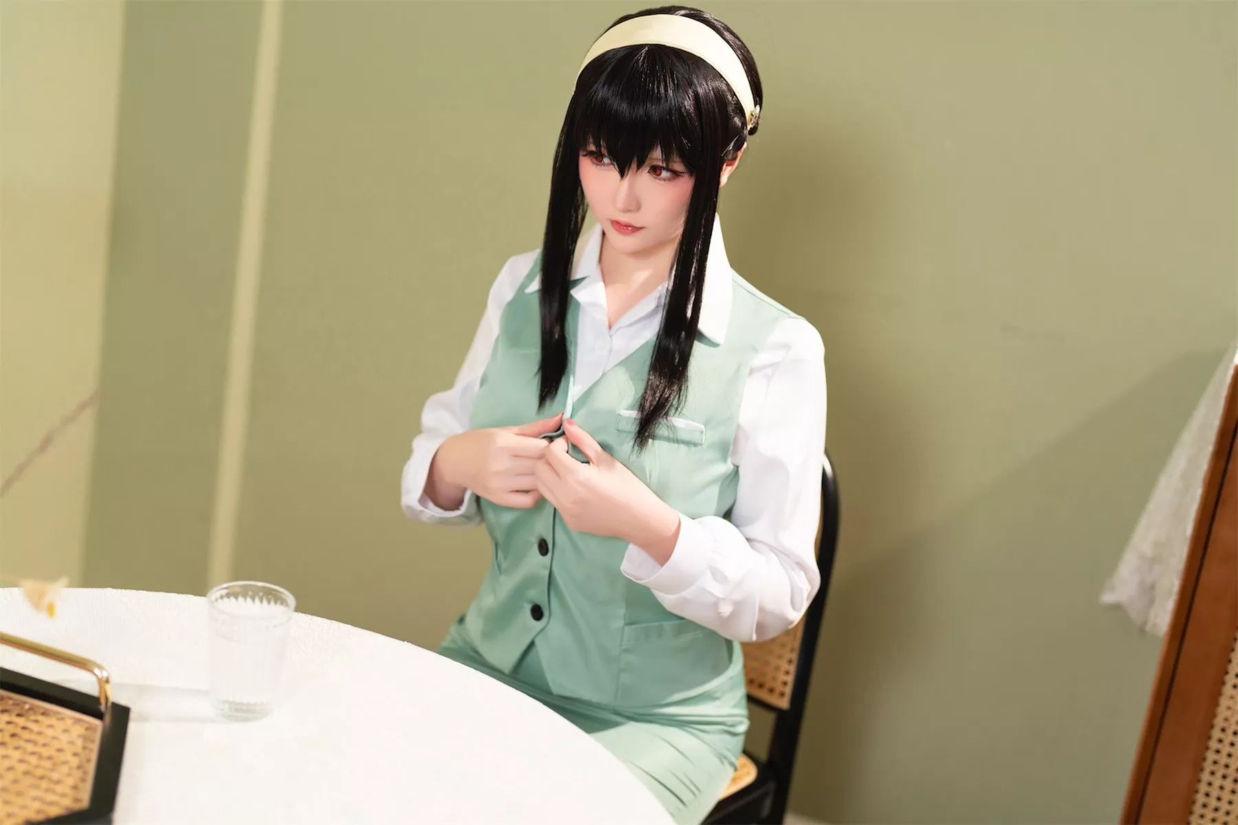 仙女Cosplay 星之迟迟 Hoshilily 圣诞节 约尔 OL职业制服