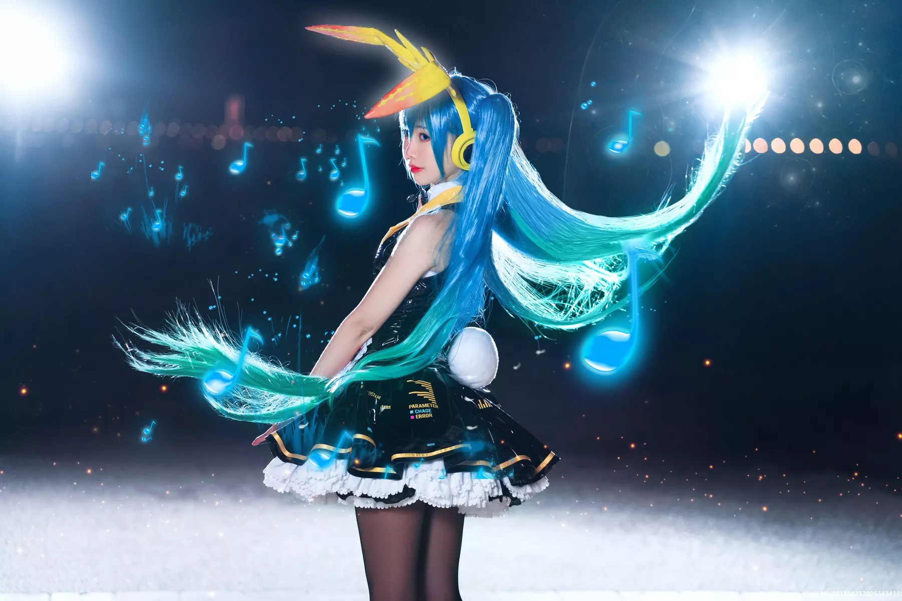 美女Cosplay 风骚私摄 面饼仙儿 初音Miku