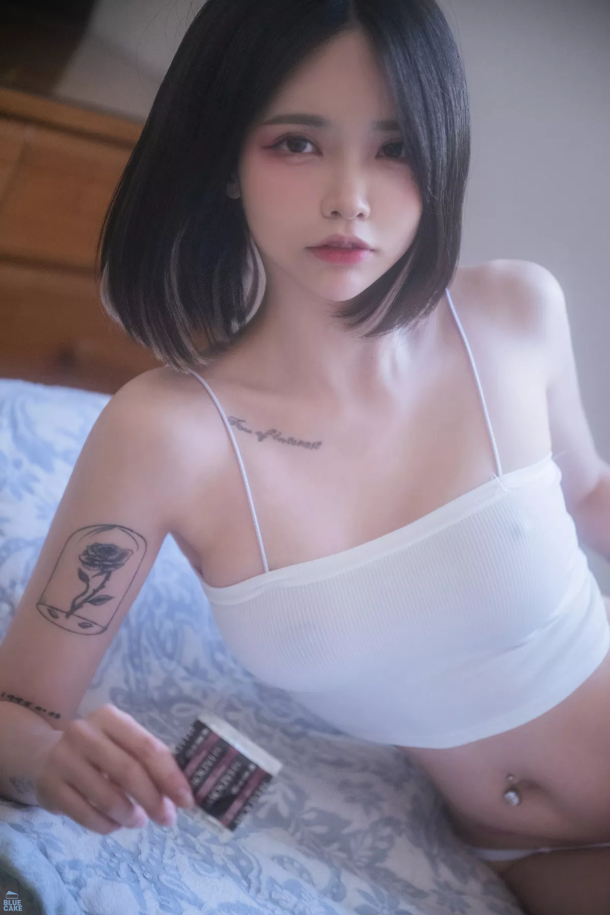 Yuka【BLUECAKE 蓝色蛋糕】 高丽女神摄影 Hikari CUM 全集修正