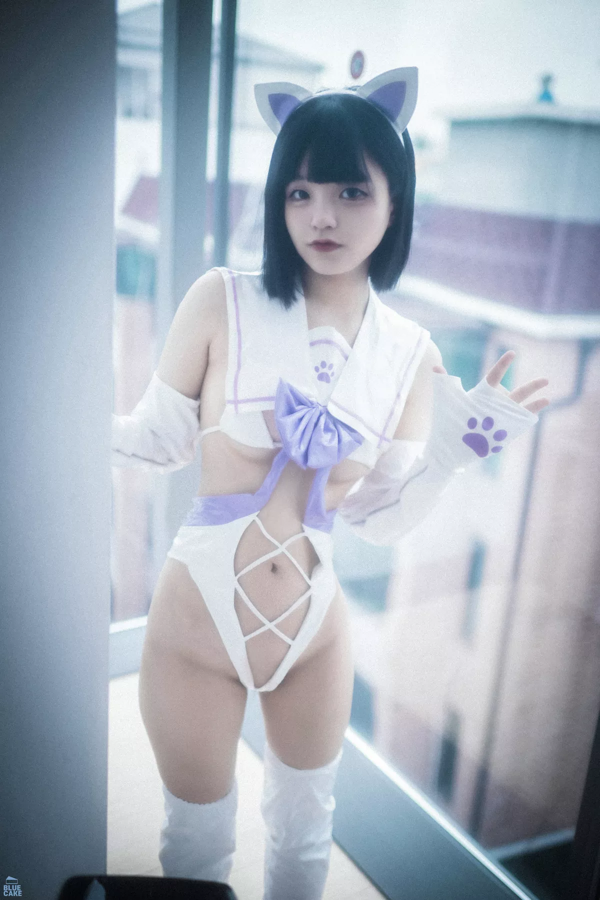Jeong Jenny 【BLUECAKE 蓝色蛋糕】 高丽尤物写真 Meow 全集修正