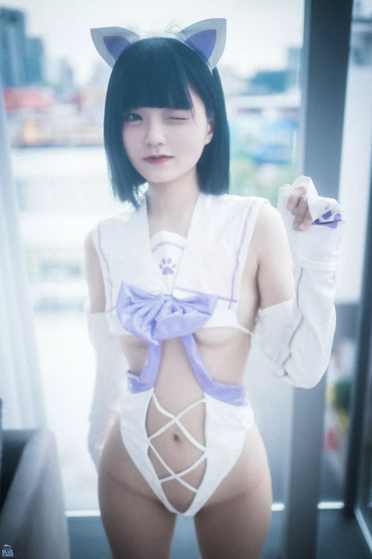 Jeong Jenny 【BLUECAKE 蓝色蛋糕】 高丽尤物写真 Meow 全集修正