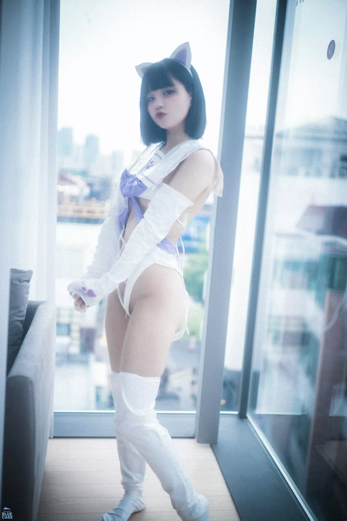 Jeong Jenny 【BLUECAKE 蓝色蛋糕】 高丽尤物写真 Meow 全集修正