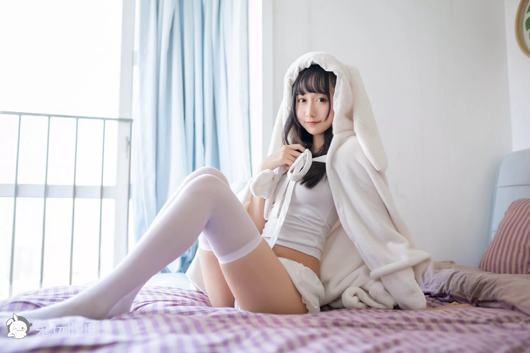 佳人Cosplay 迷惑密拍 兔玩映画 浴巾 兔子