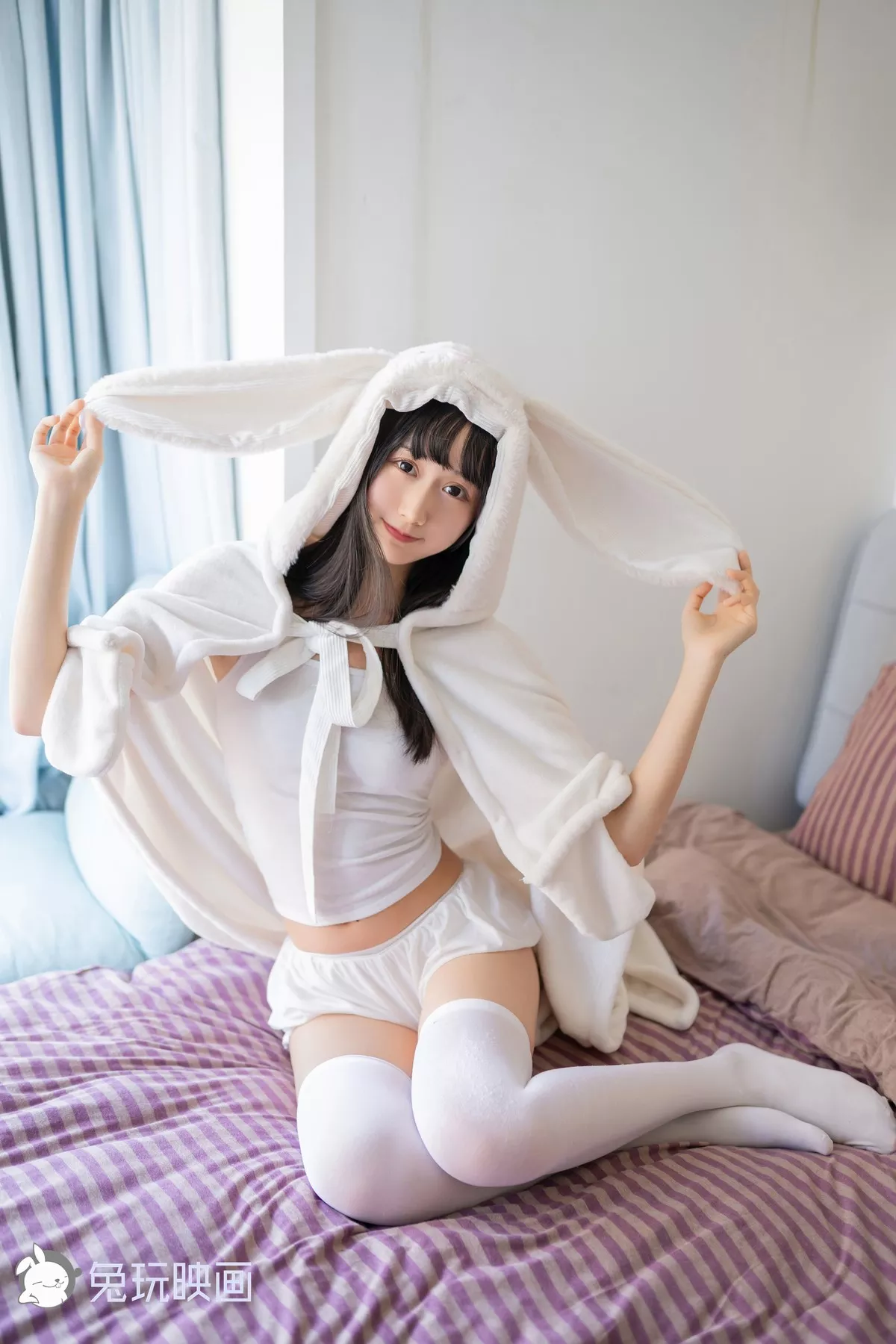 佳人Cosplay 迷惑密拍 兔玩映画 浴巾 兔子